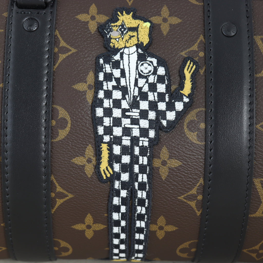 Louis Vuitton City Keepall Monogram Macassar Zoom with Friends