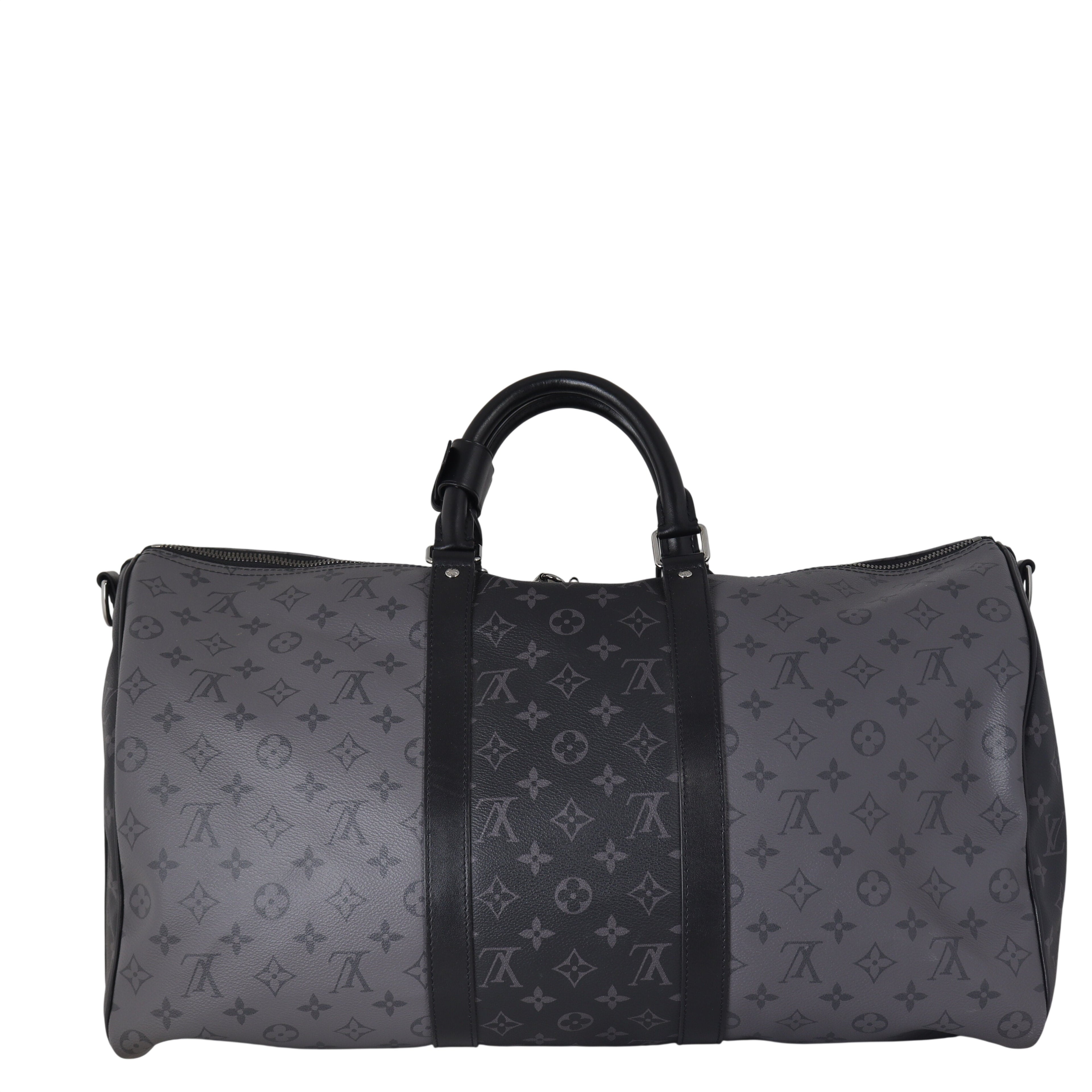 Louis Vuitton Keepall 50 Bandouliere Monogram Eclipse Reverse