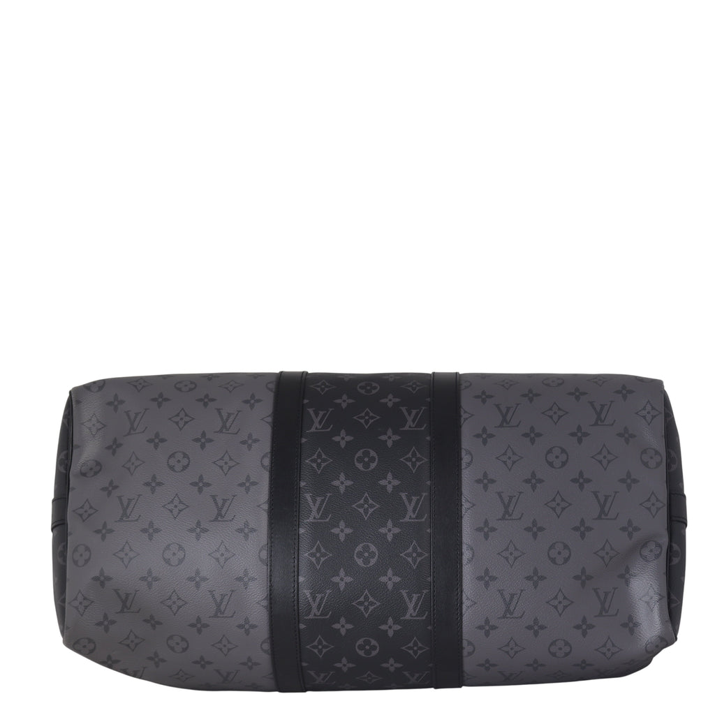 Louis Vuitton Keepall 50 Bandouliere Monogram Eclipse Reverse