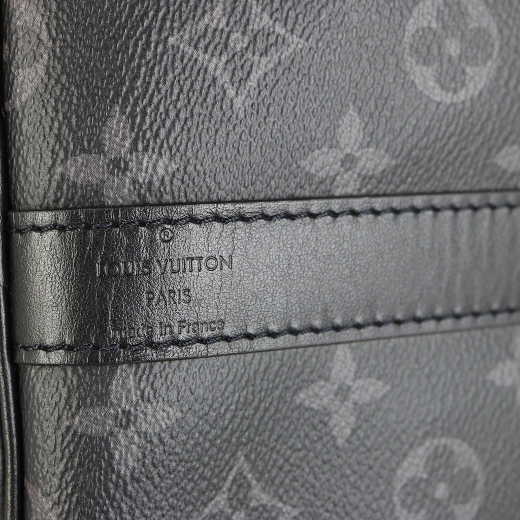 Louis Vuitton Keepall 50 Bandouliere Monogram Eclipse Reverse