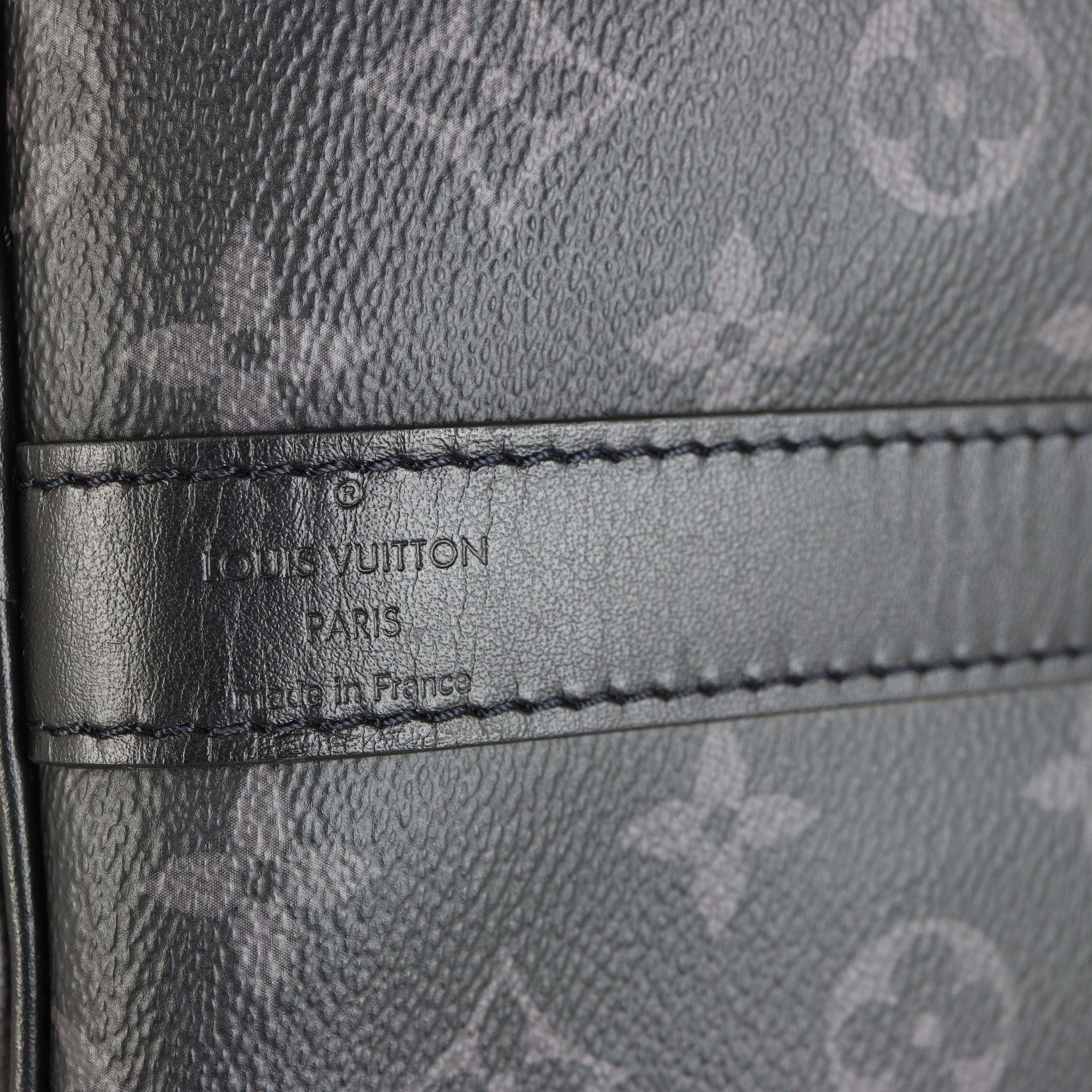Louis Vuitton Keepall 50 Bandouliere Monogram Eclipse Reverse
