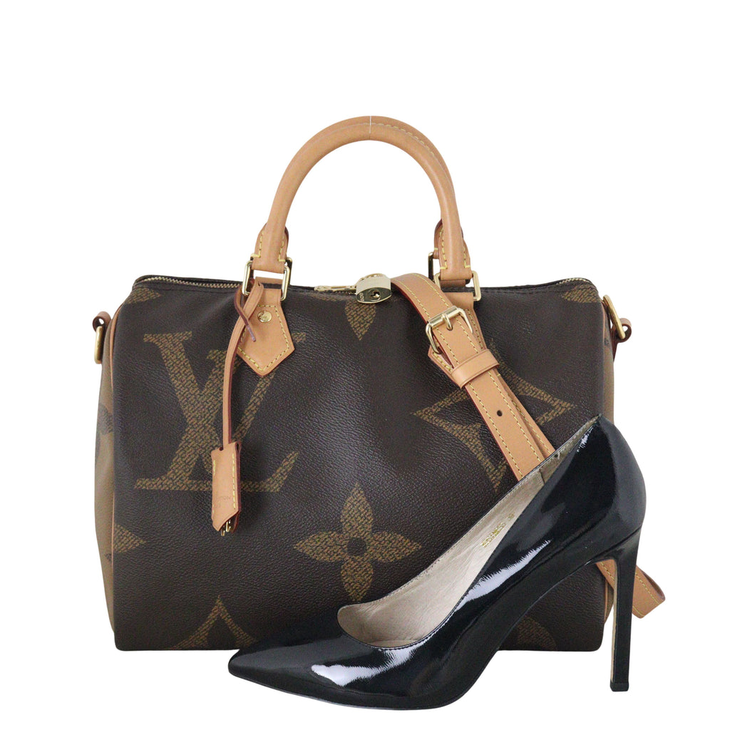 Louis Vuitton Speedy 30 Bandouliere Monogram Reverse Giant