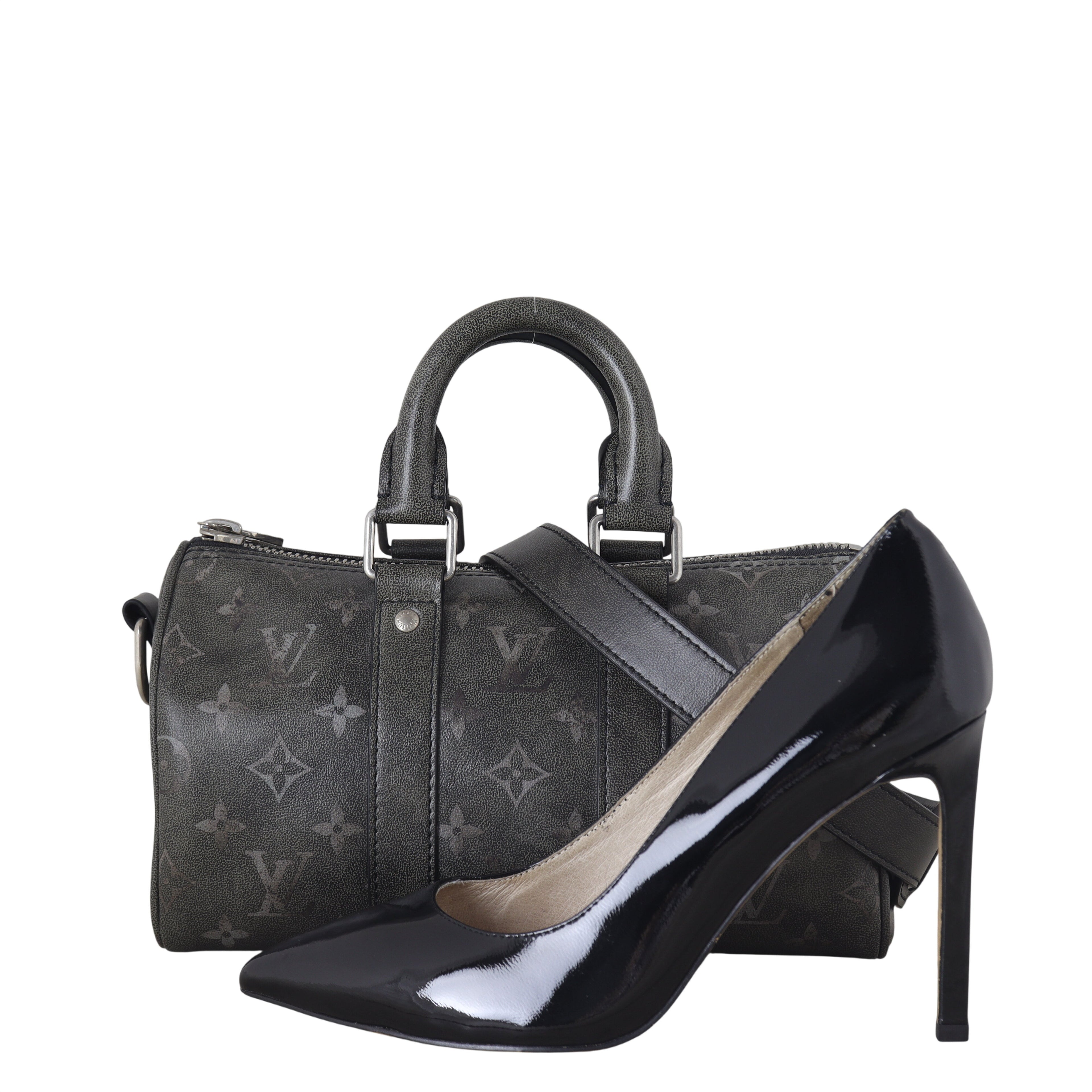 Louis Vuitton Keepall 25 Bandouliere Monogram Brushed