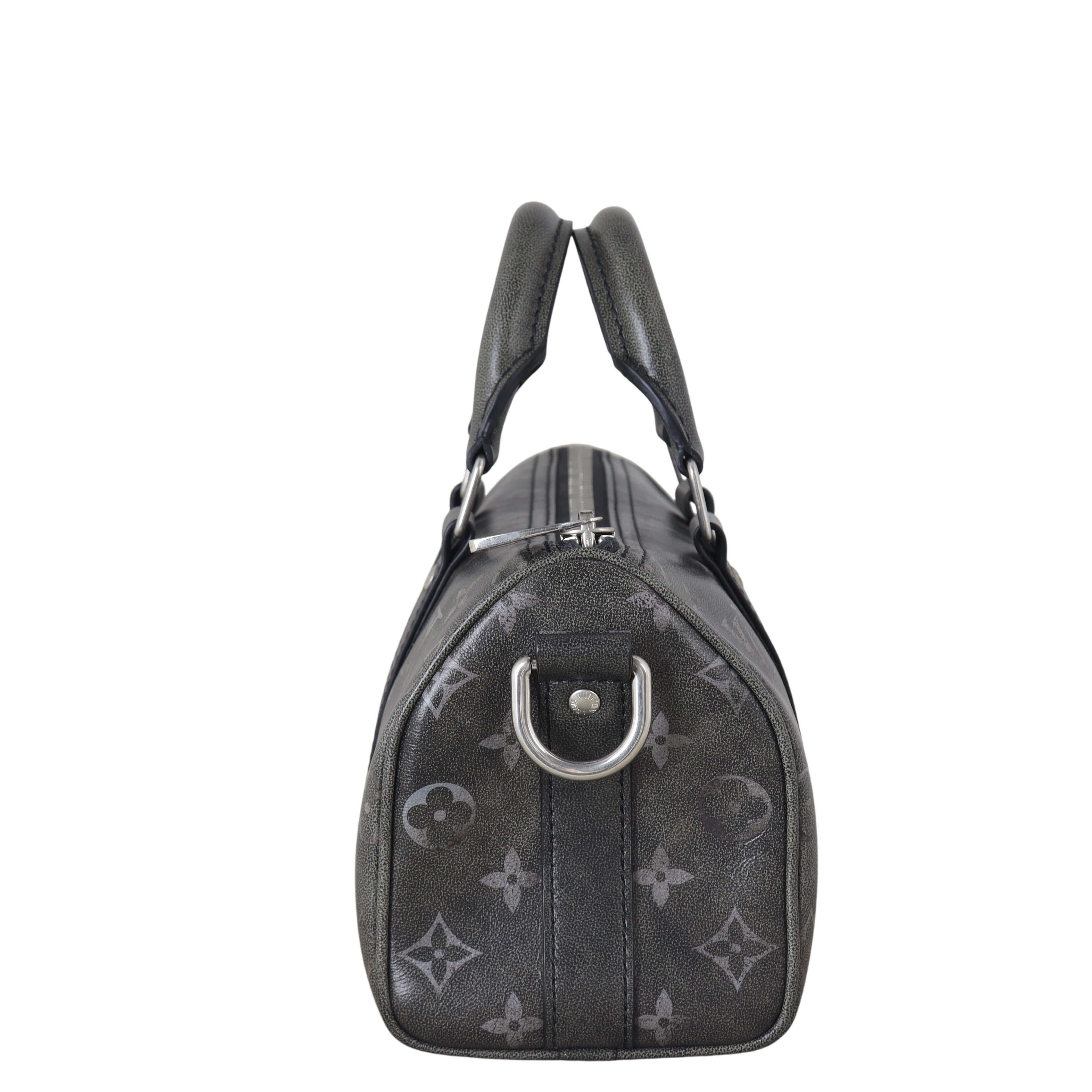 Louis Vuitton Keepall 25 Bandouliere Monogram Brushed