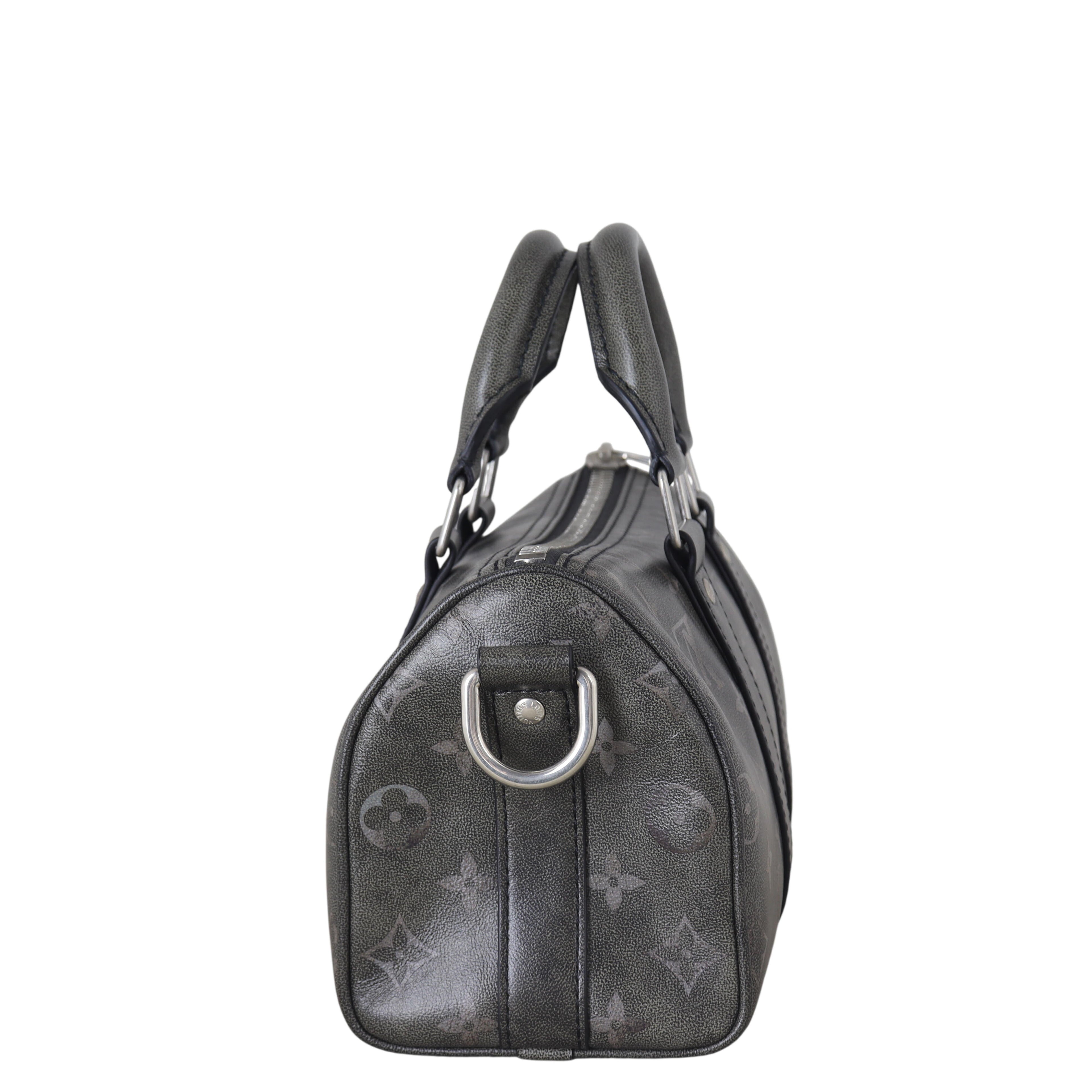 Louis Vuitton Keepall 25 Bandouliere Monogram Brushed