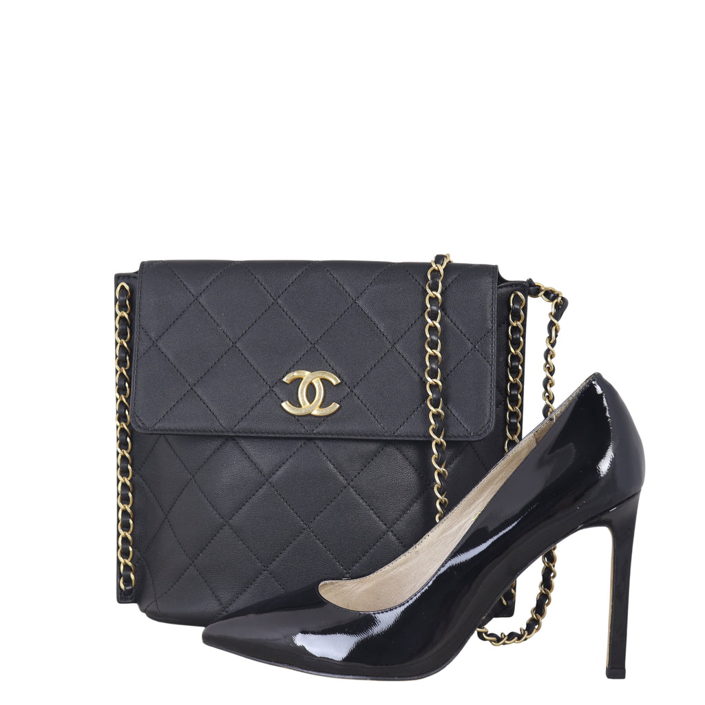 Chanel Quilted Hobo Bag Small