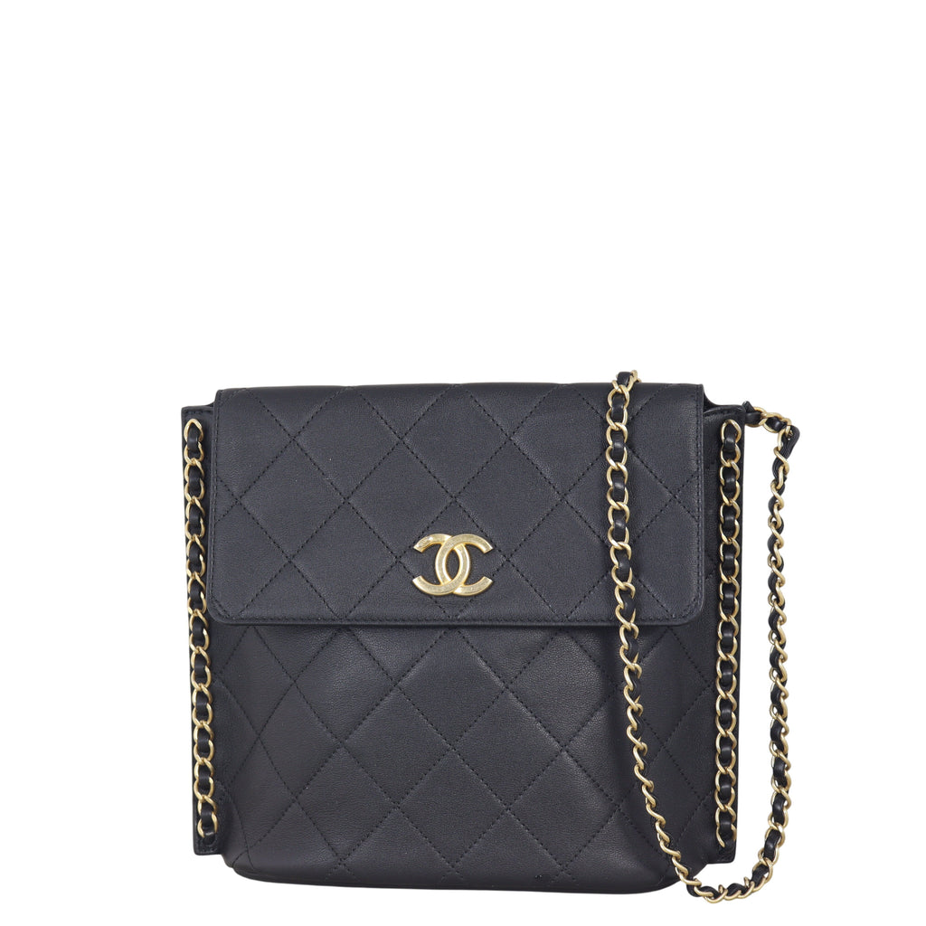 Chanel Quilted Hobo Bag Small