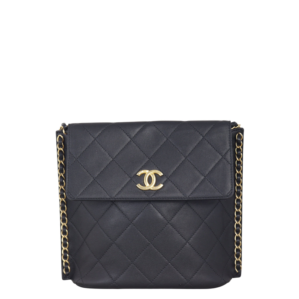 Chanel Quilted Hobo Bag Small