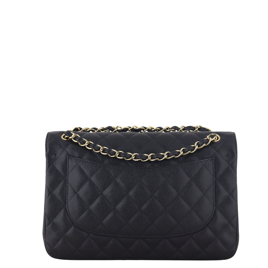 Chanel Classic Double Flap Jumbo Caviar