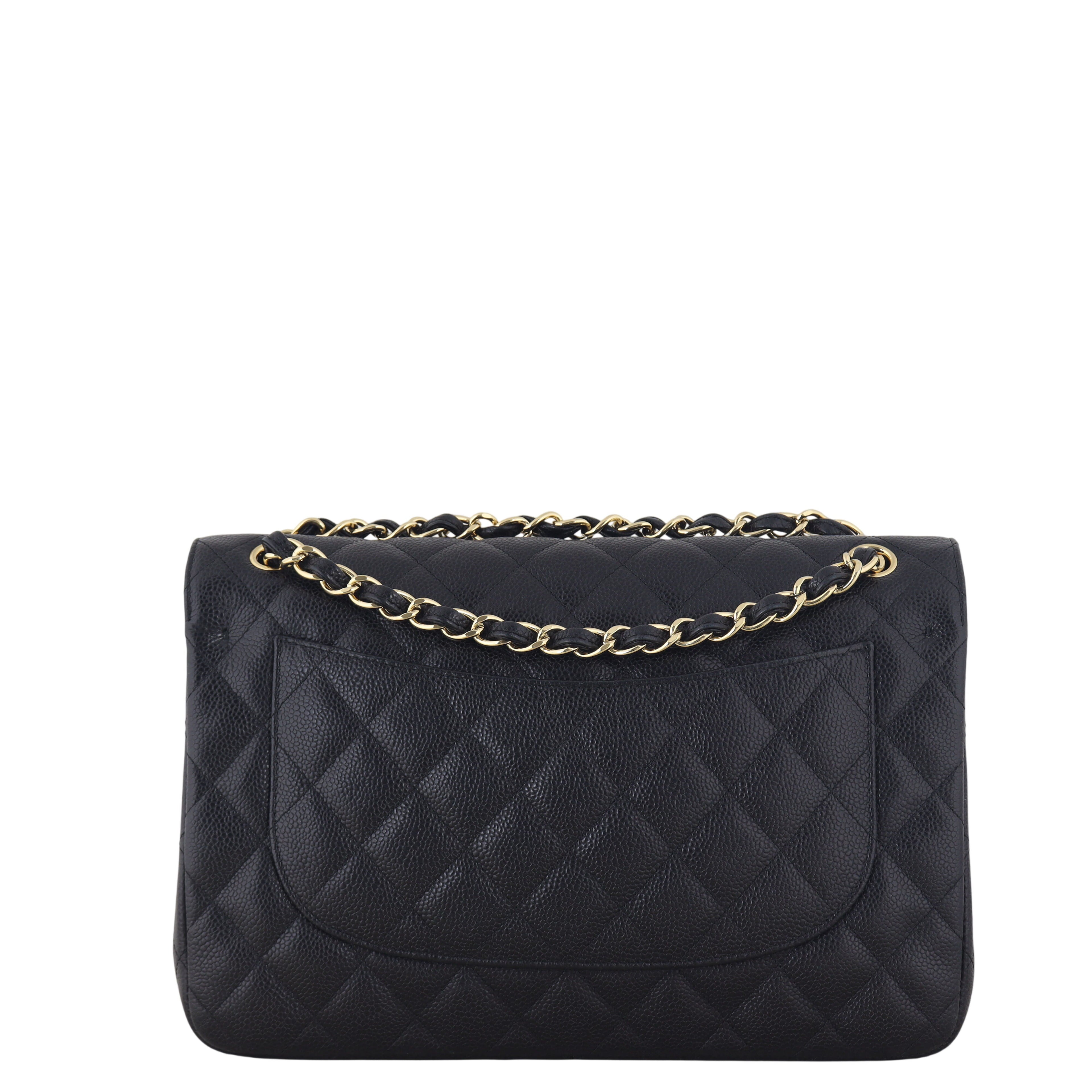 Chanel Classic Double Flap Jumbo Caviar