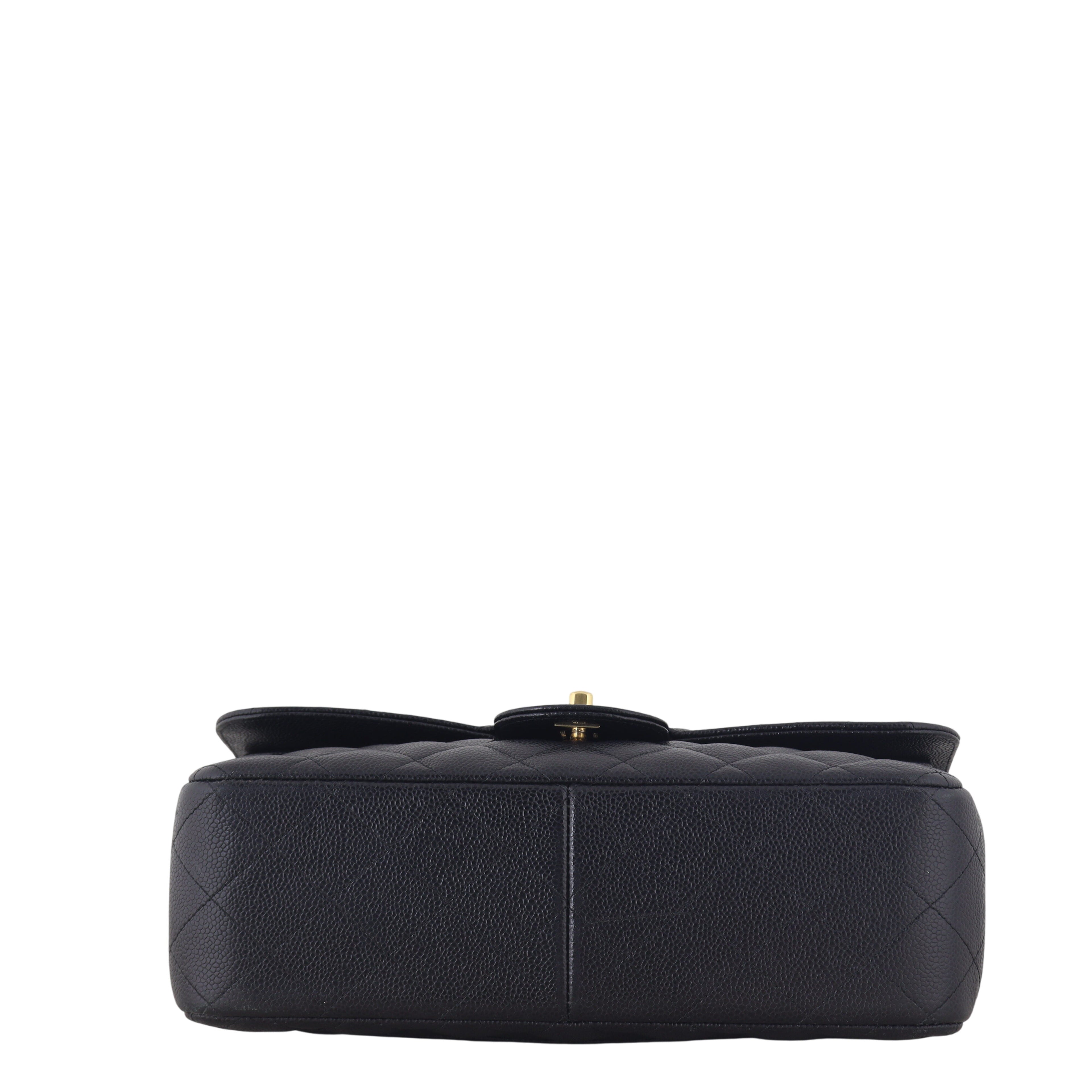 Chanel Classic Double Flap Jumbo Caviar