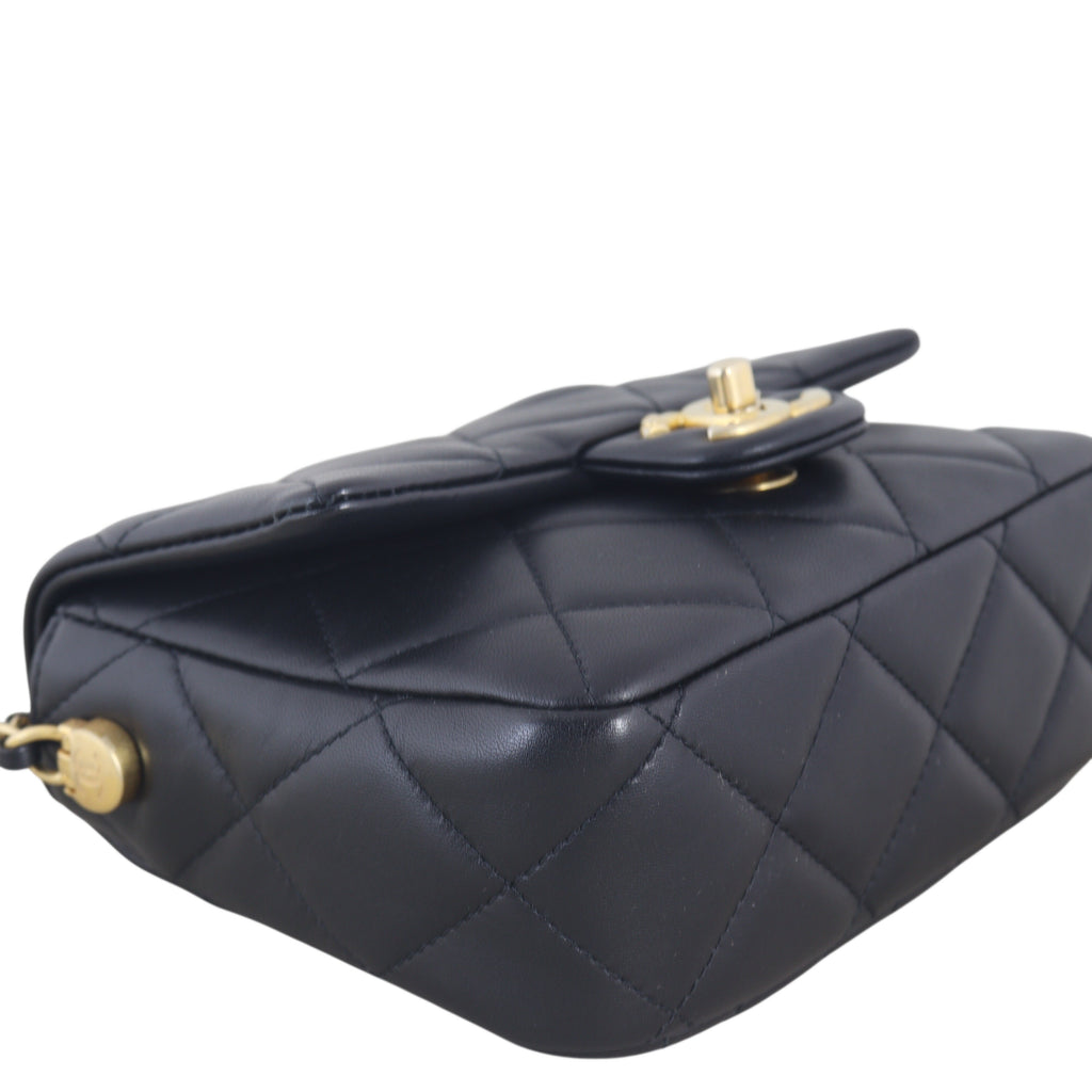 Chanel My Perfect Mini Flap Bag Pearl Strap