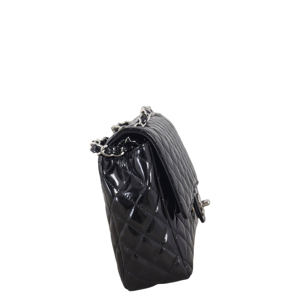 Chanel Secret Label Single Flap Medium Patent