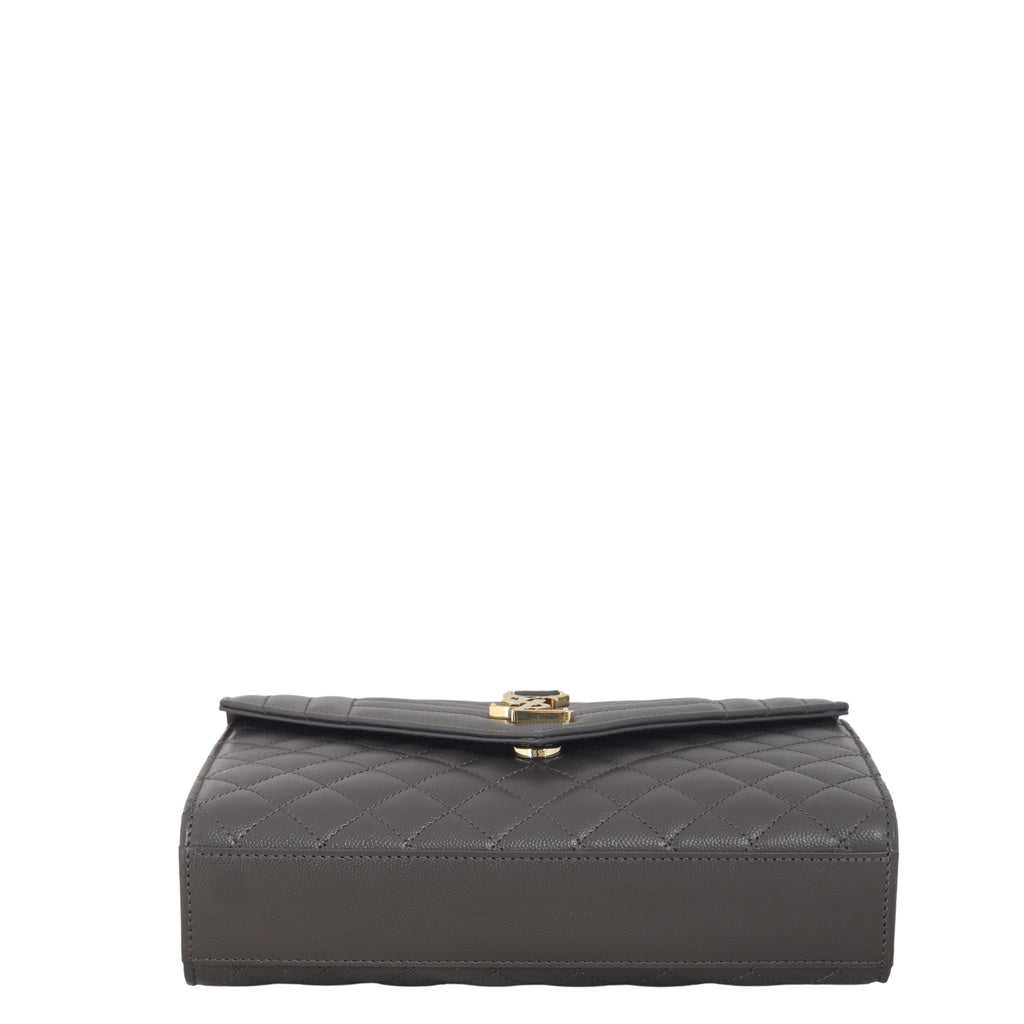 Saint Laurent Monogram Mix Matelasse Envelope Chain Bag Medium