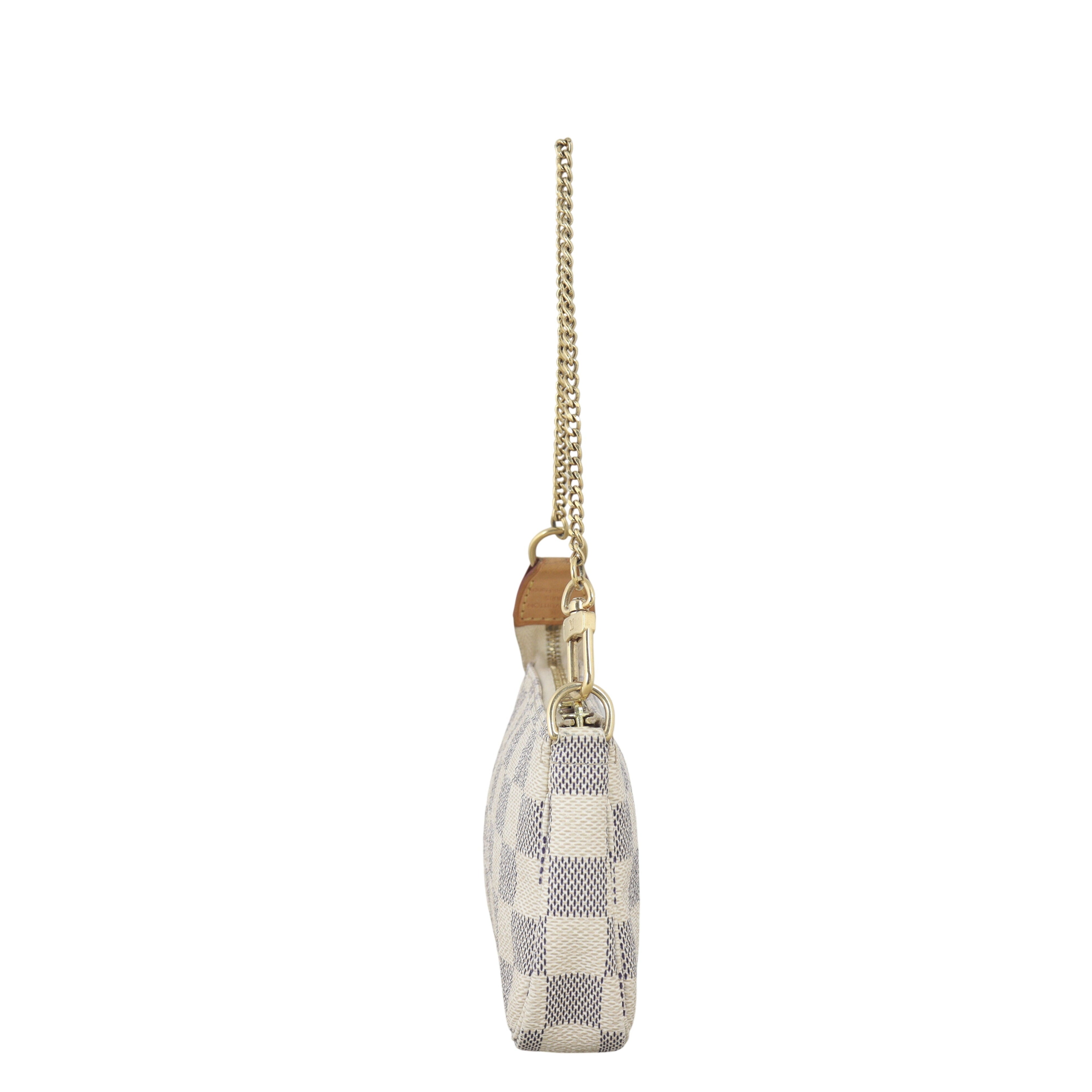 Louis Vuitton Mini Pochette Accessories Damier Azur