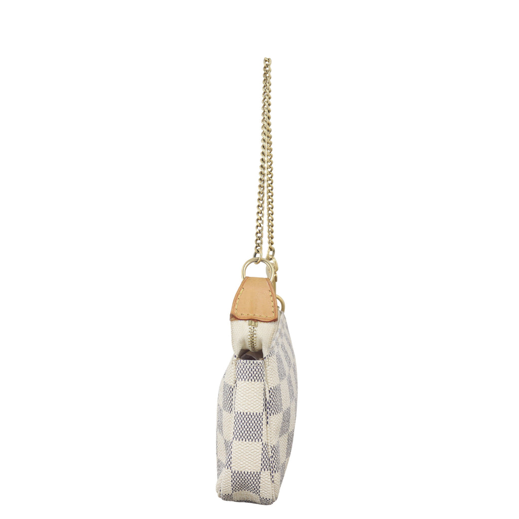 Louis Vuitton Mini Pochette Accessories Damier Azur