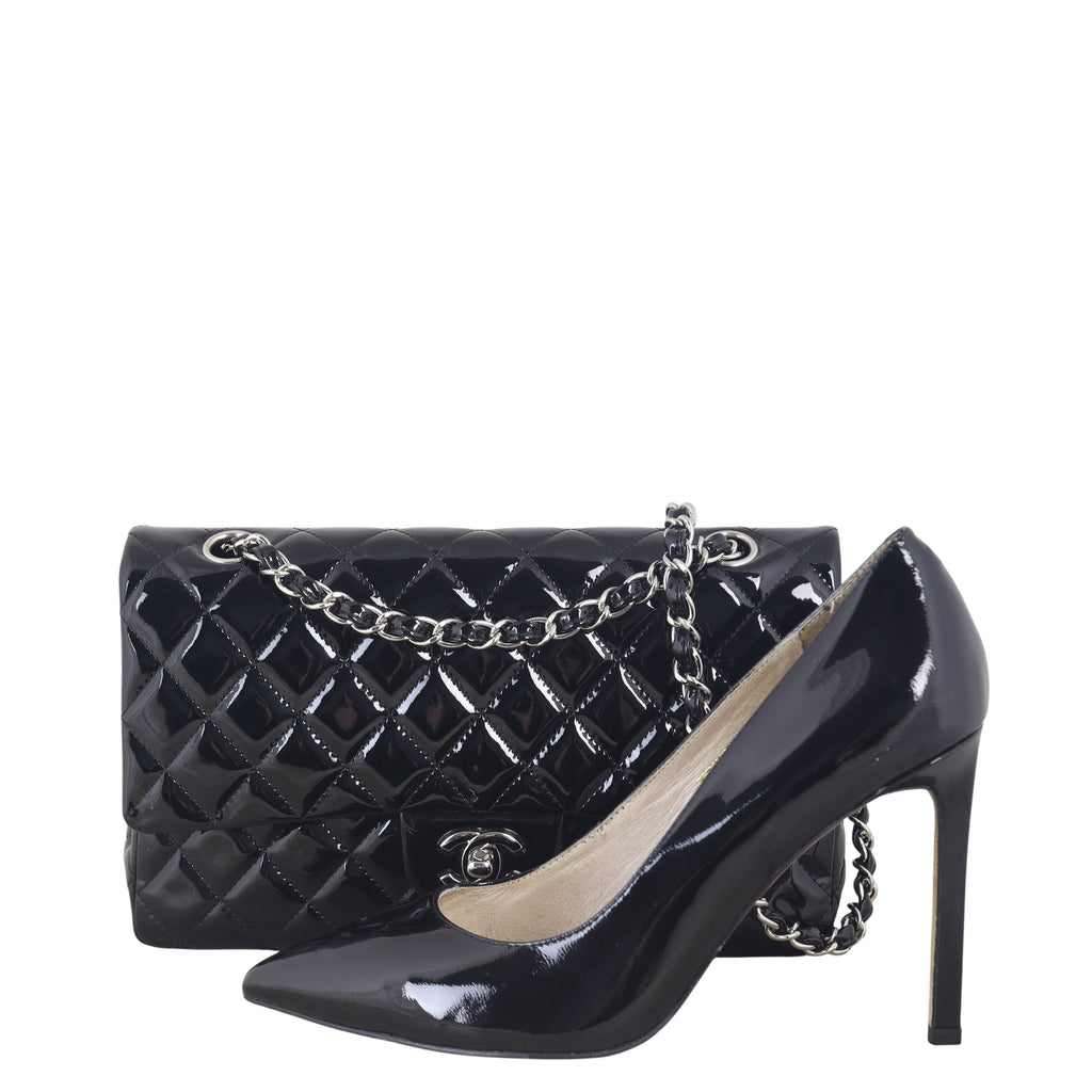 Chanel Classic Double Flap Medium Patent