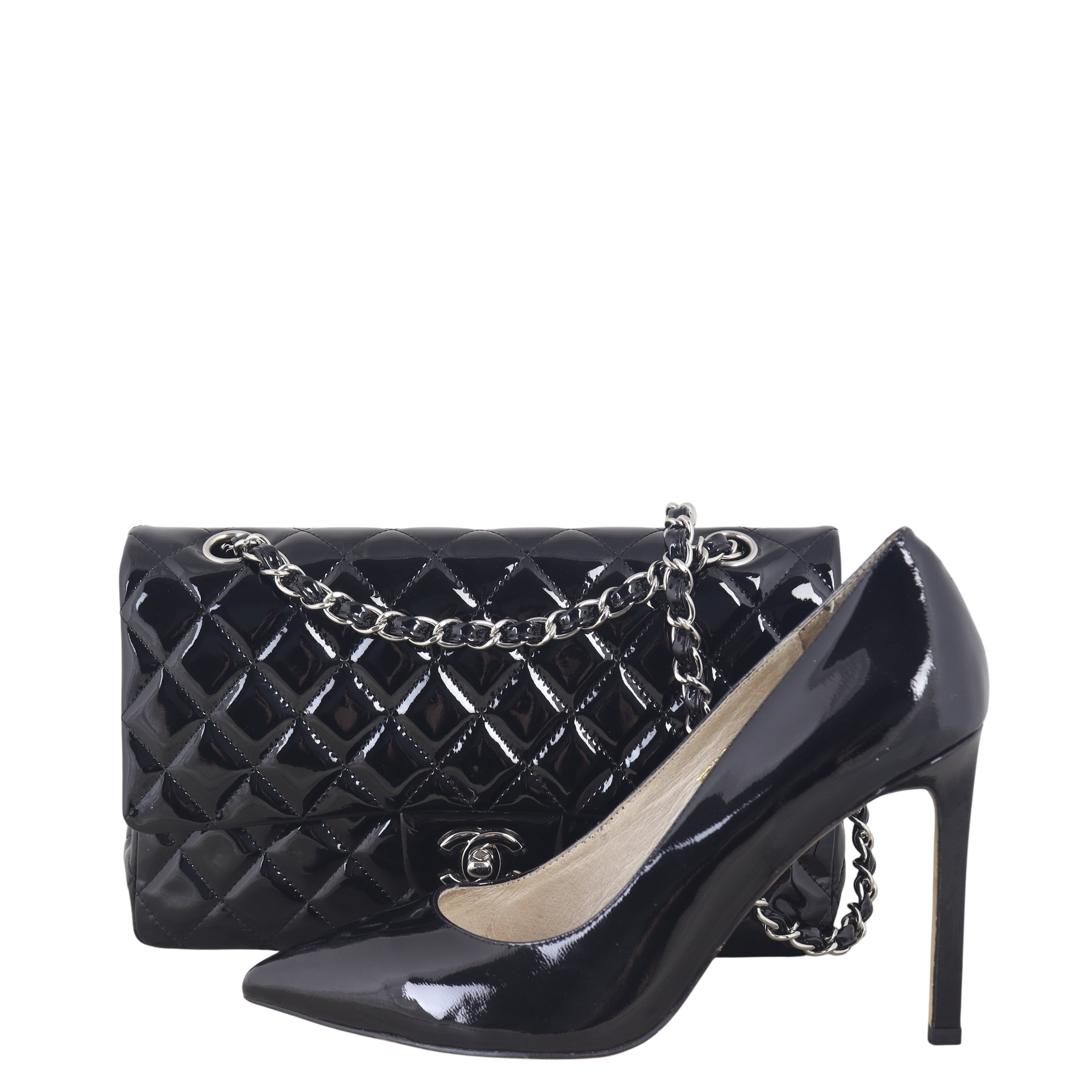 Chanel Classic Double Flap Medium Patent
