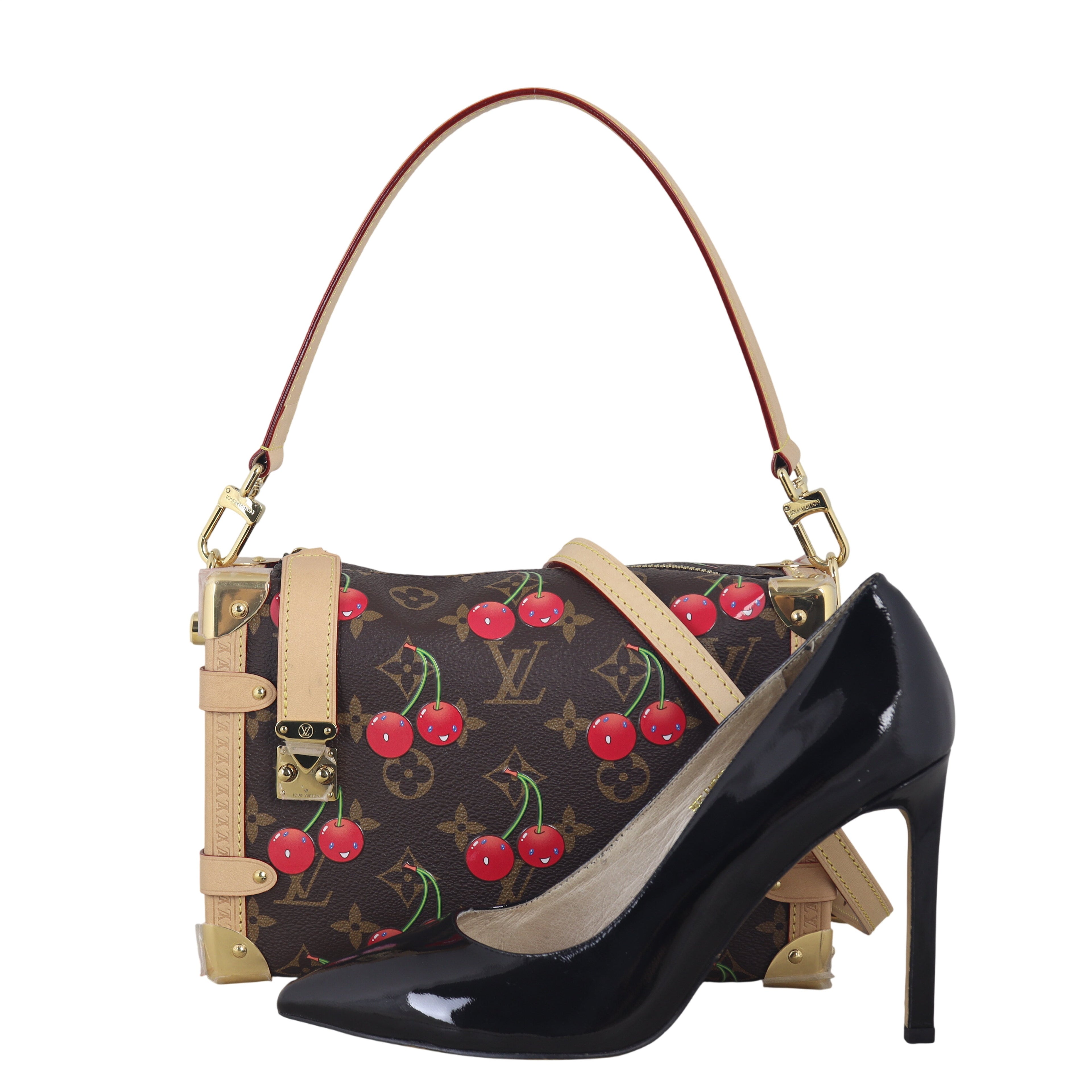 Louis Vuitton x Takashi Murakami Side Trunk MM Monogram Cerises
