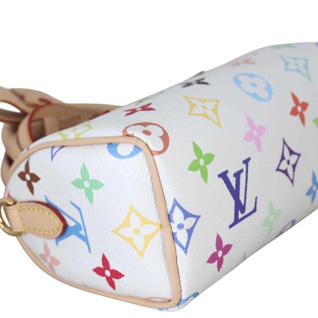 Louis Vuitton x Takashi Murakami Nano Speedy Monogram Multicolore