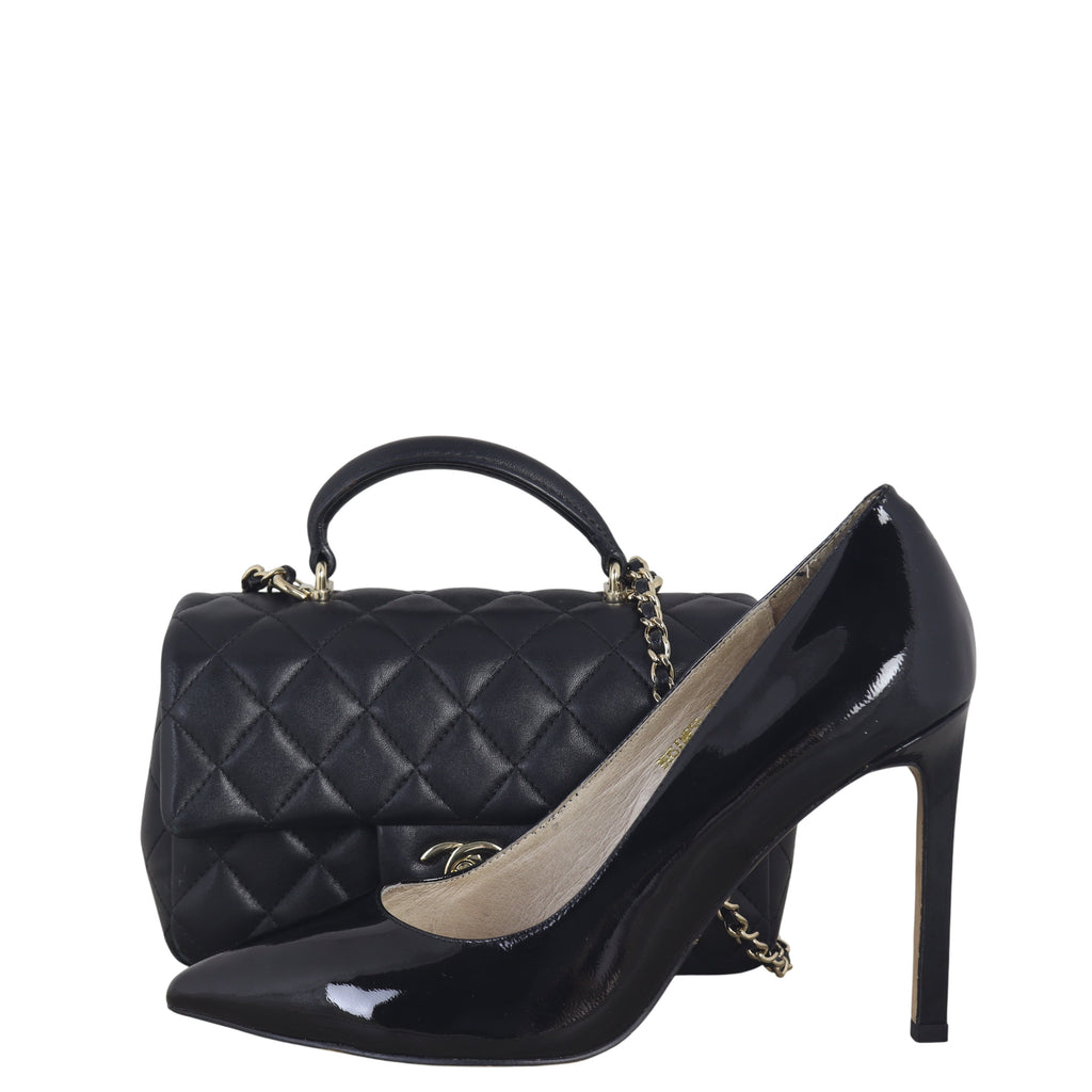 Chanel Classic Flap Mini Rectangular Top Handle Lambskin