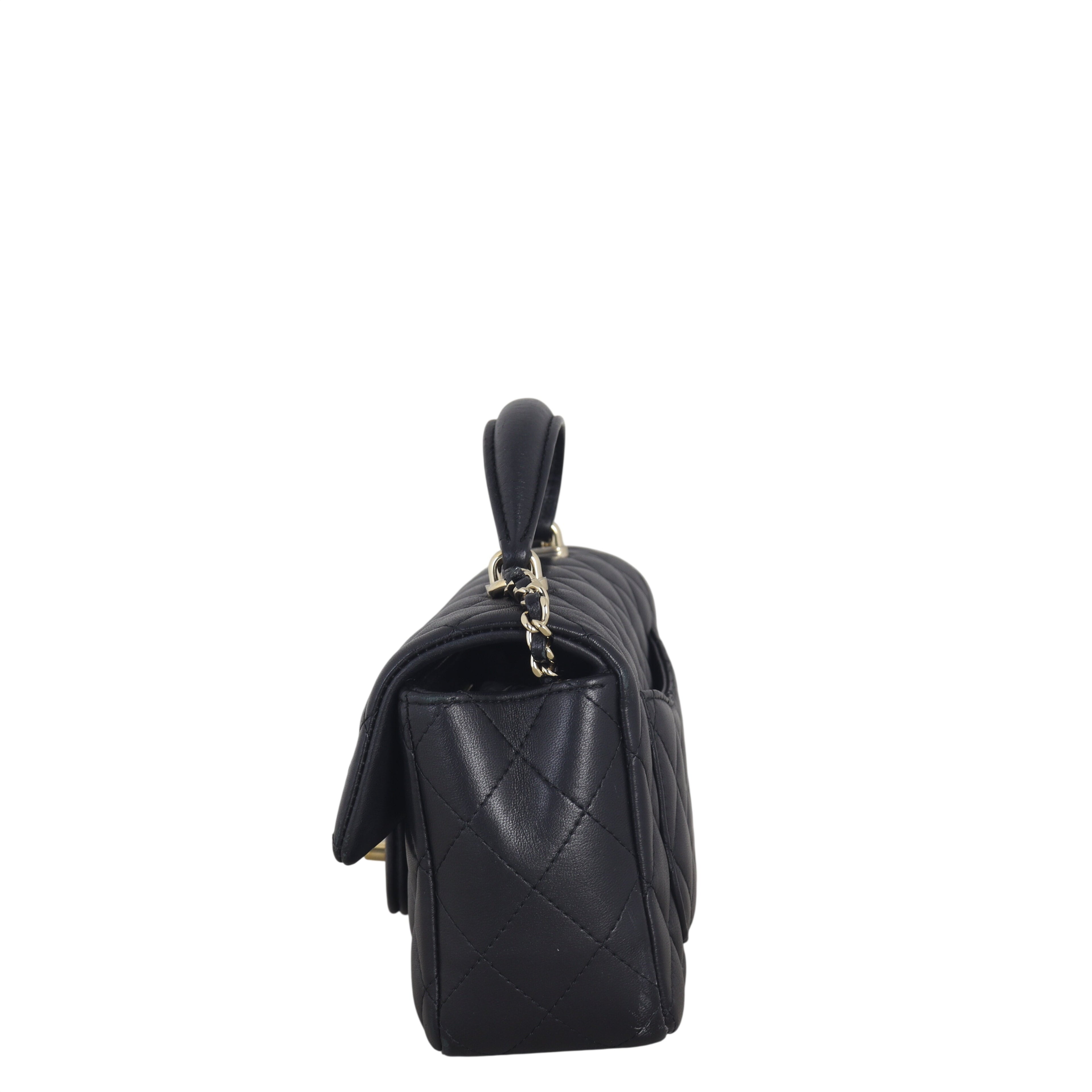 Chanel Classic Flap Mini Rectangular Top Handle Lambskin