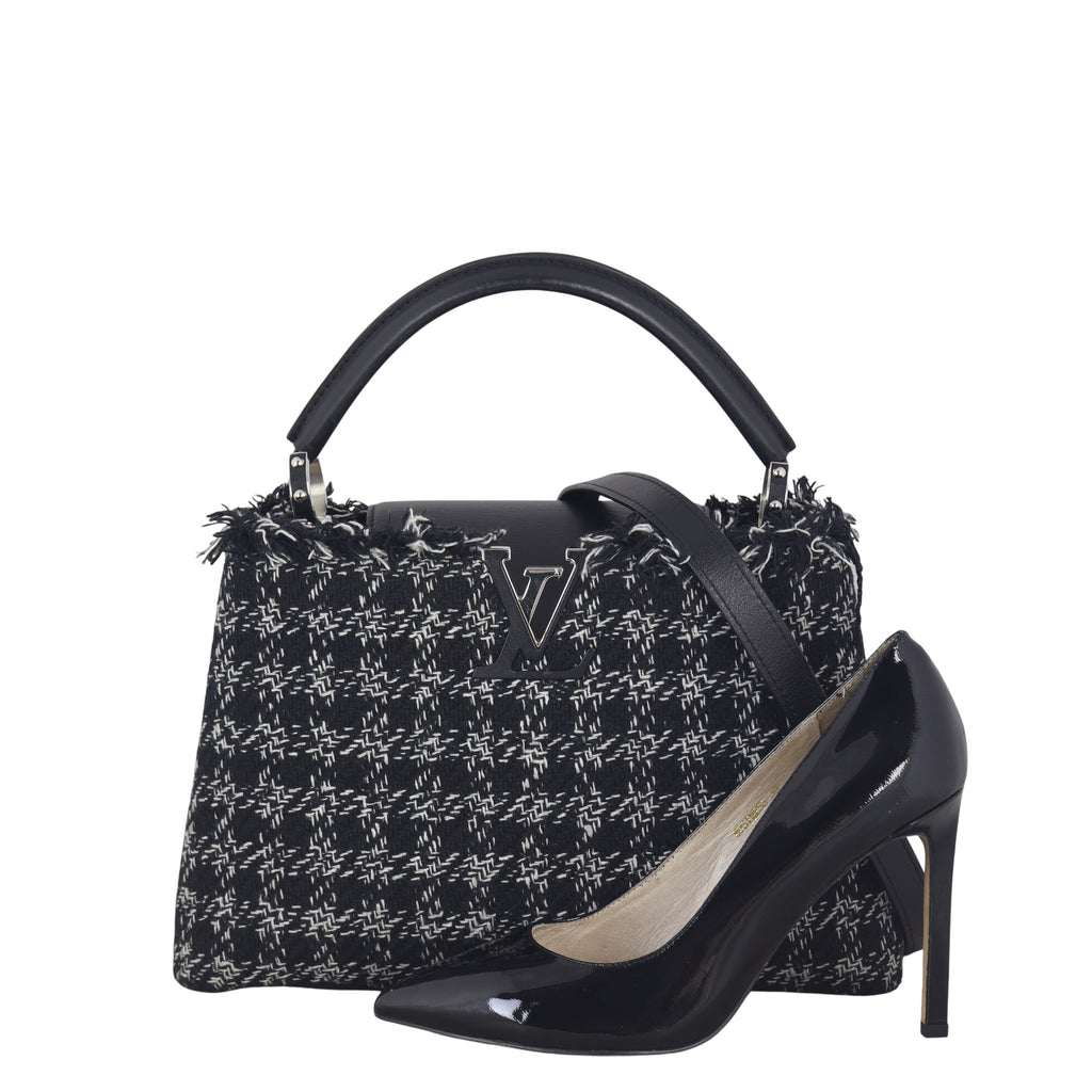 Louis Vuitton Capucines MM Tweed