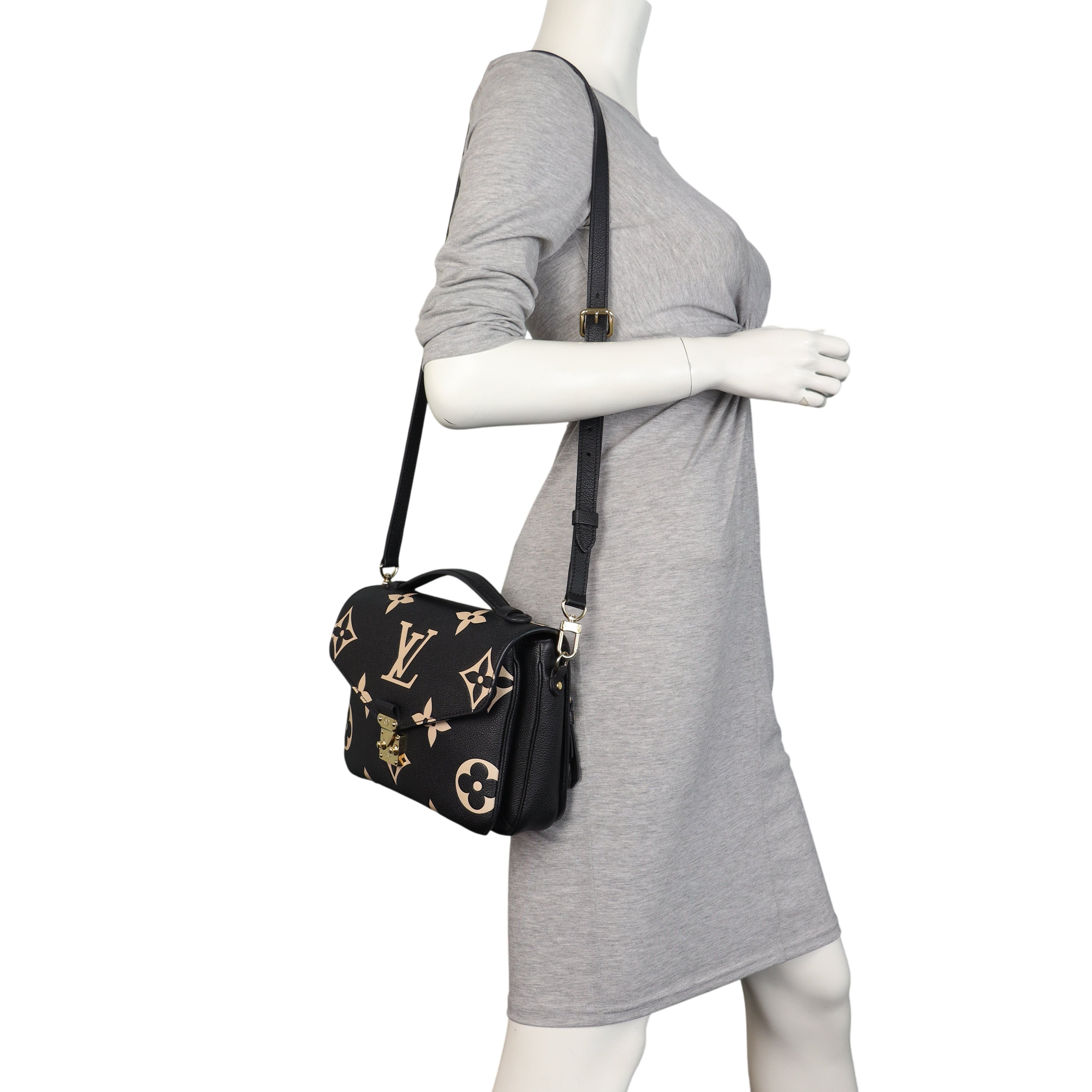 Louis Vuitton Pochette Metis Monogram Empreinte Giant Bicolour