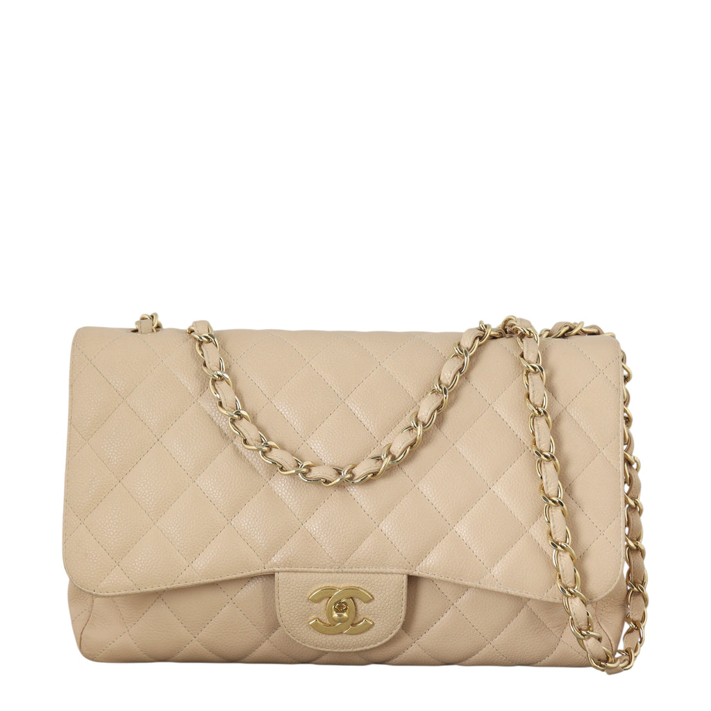 Chanel Classic Single Flap Jumbo Caviar