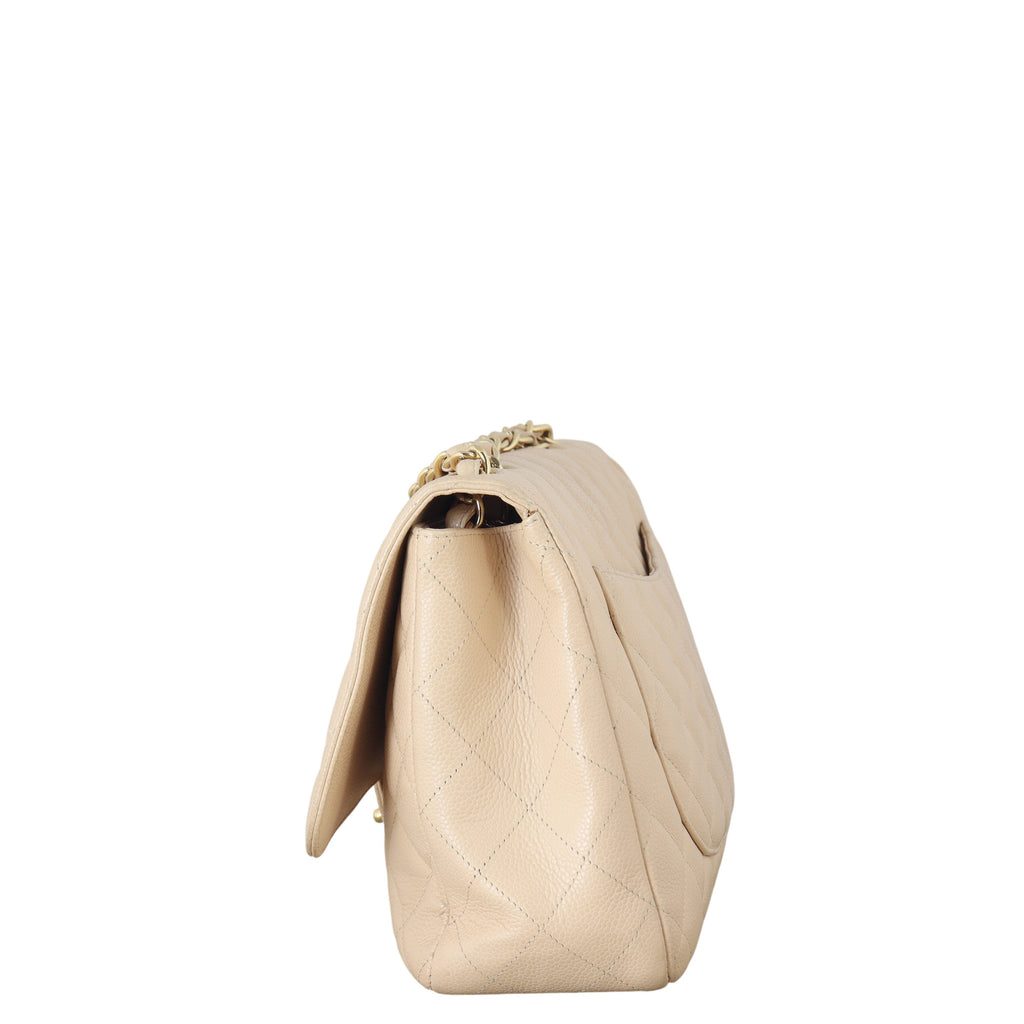 Chanel Classic Single Flap Jumbo Caviar