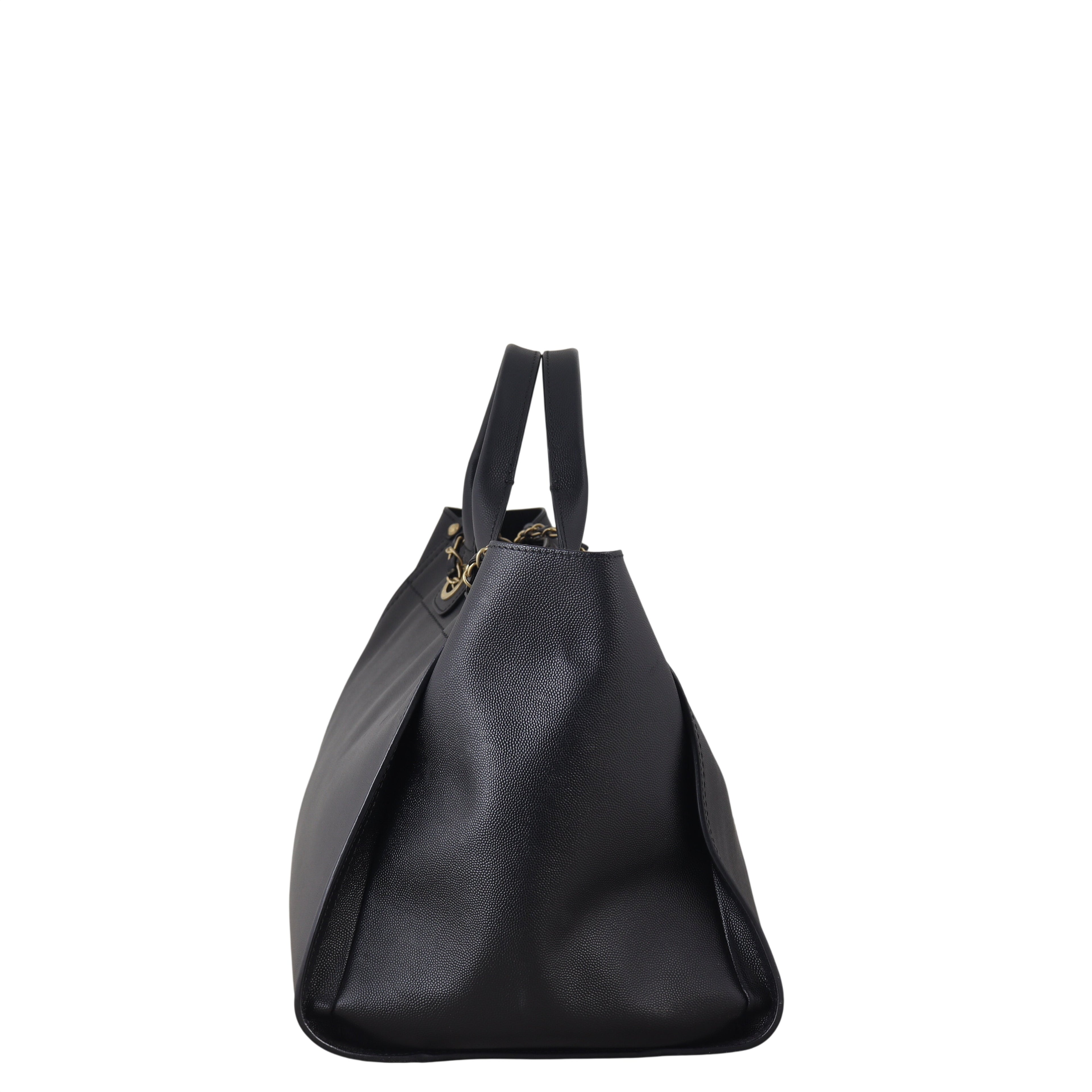 Chanel Deauville Large Tote Studded Leather