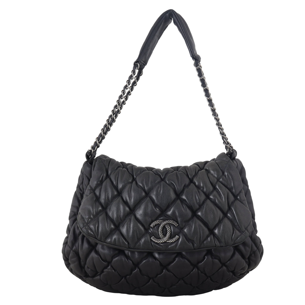 Chanel Bubble Quilt Accordion Flap Bag