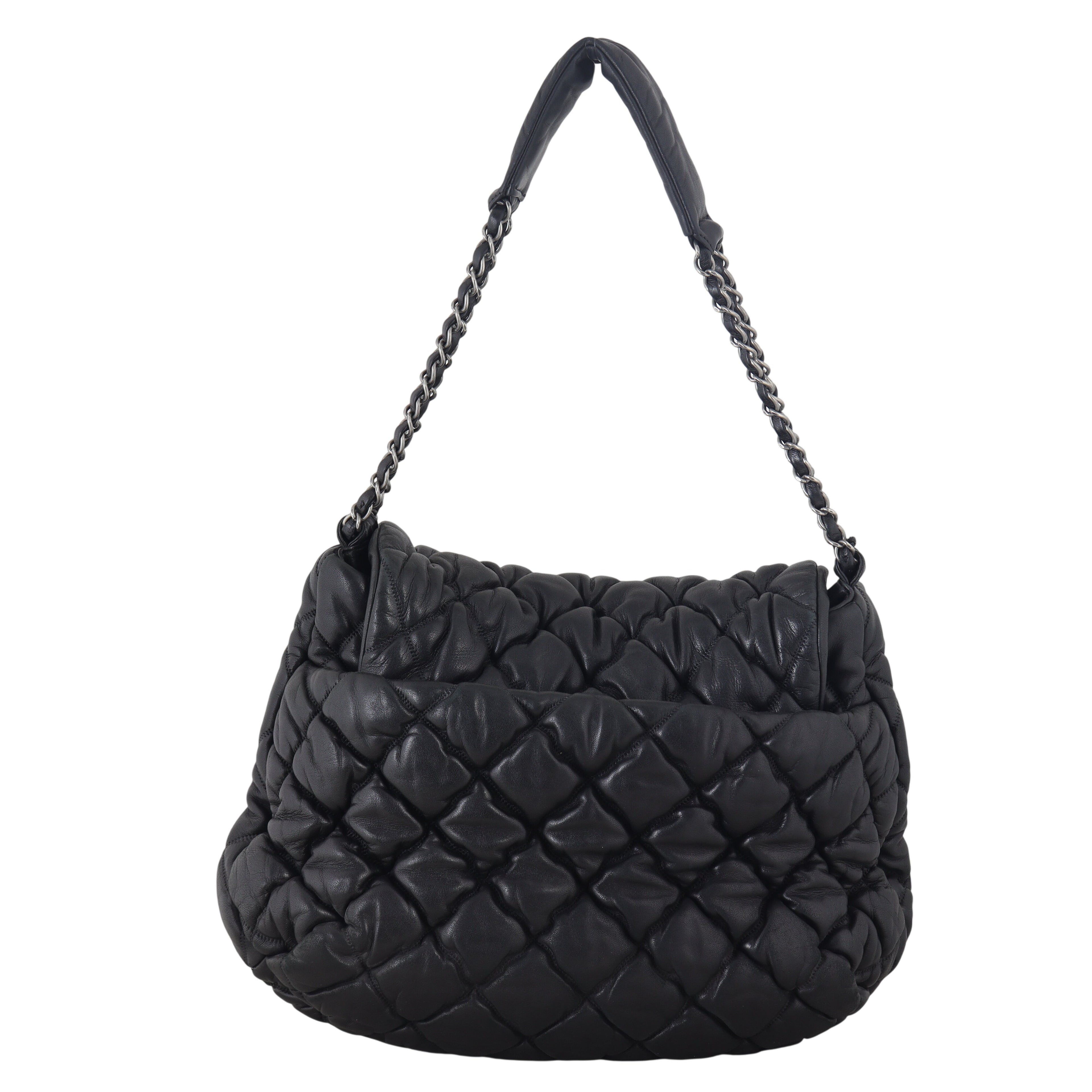 Chanel Bubble Quilt Accordion Flap Bag