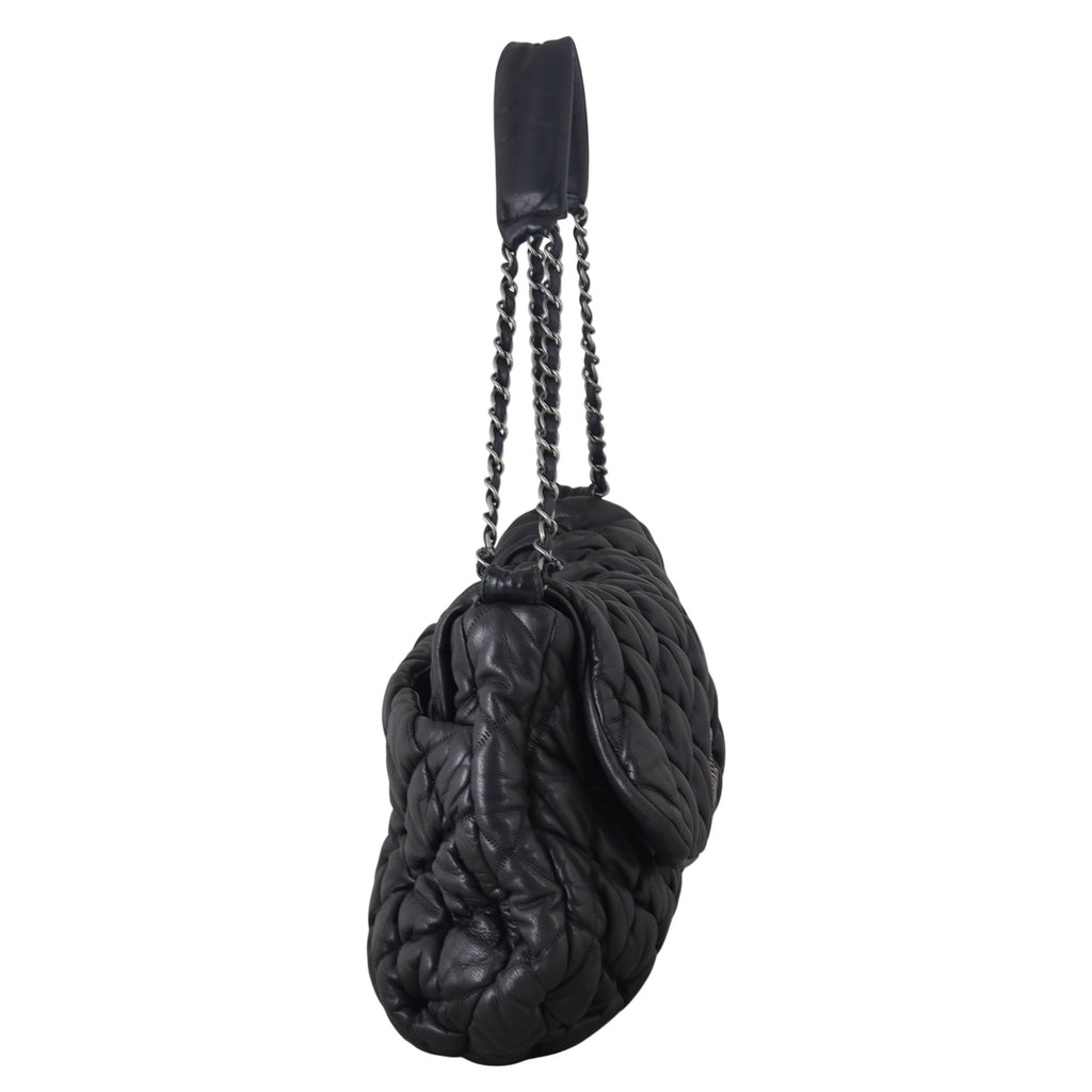 Chanel Bubble Quilt Accordion Flap Bag