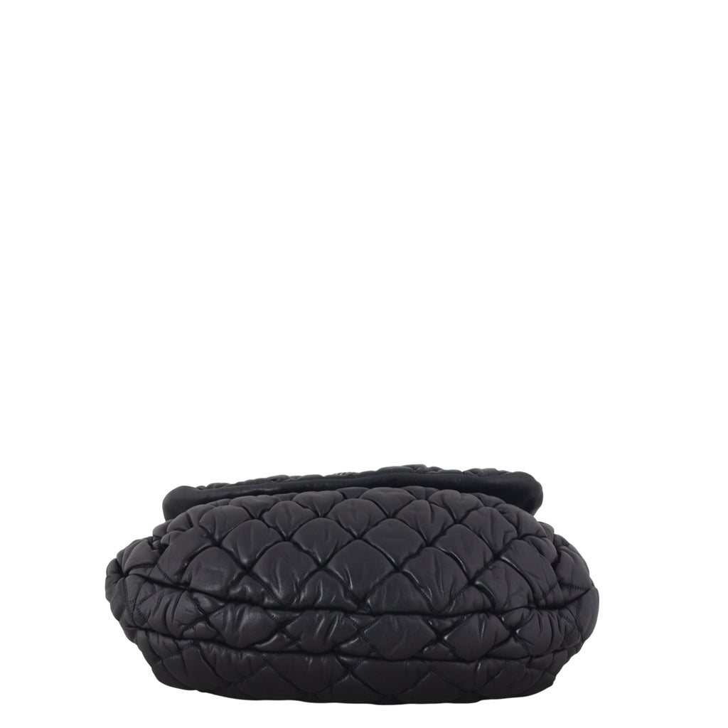 Chanel Bubble Quilt Accordion Flap Bag