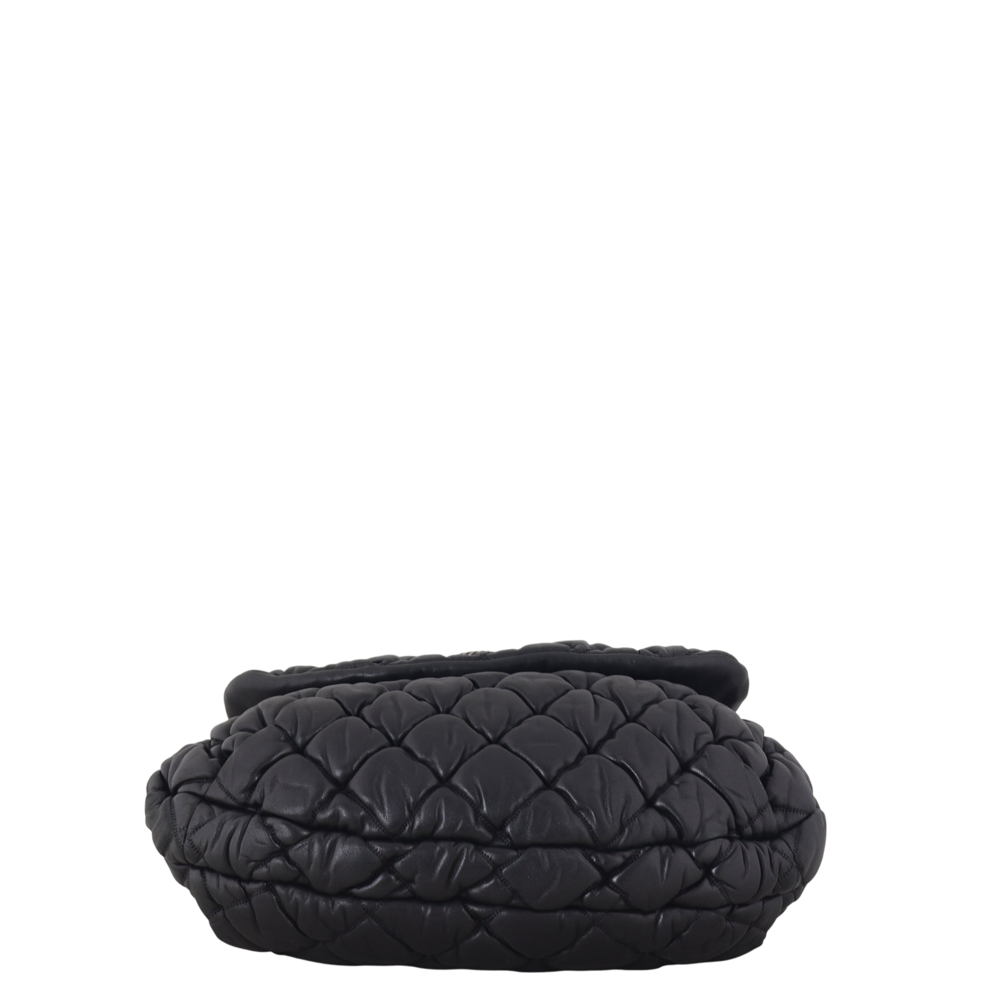 Chanel Bubble Quilt Accordion Flap Bag
