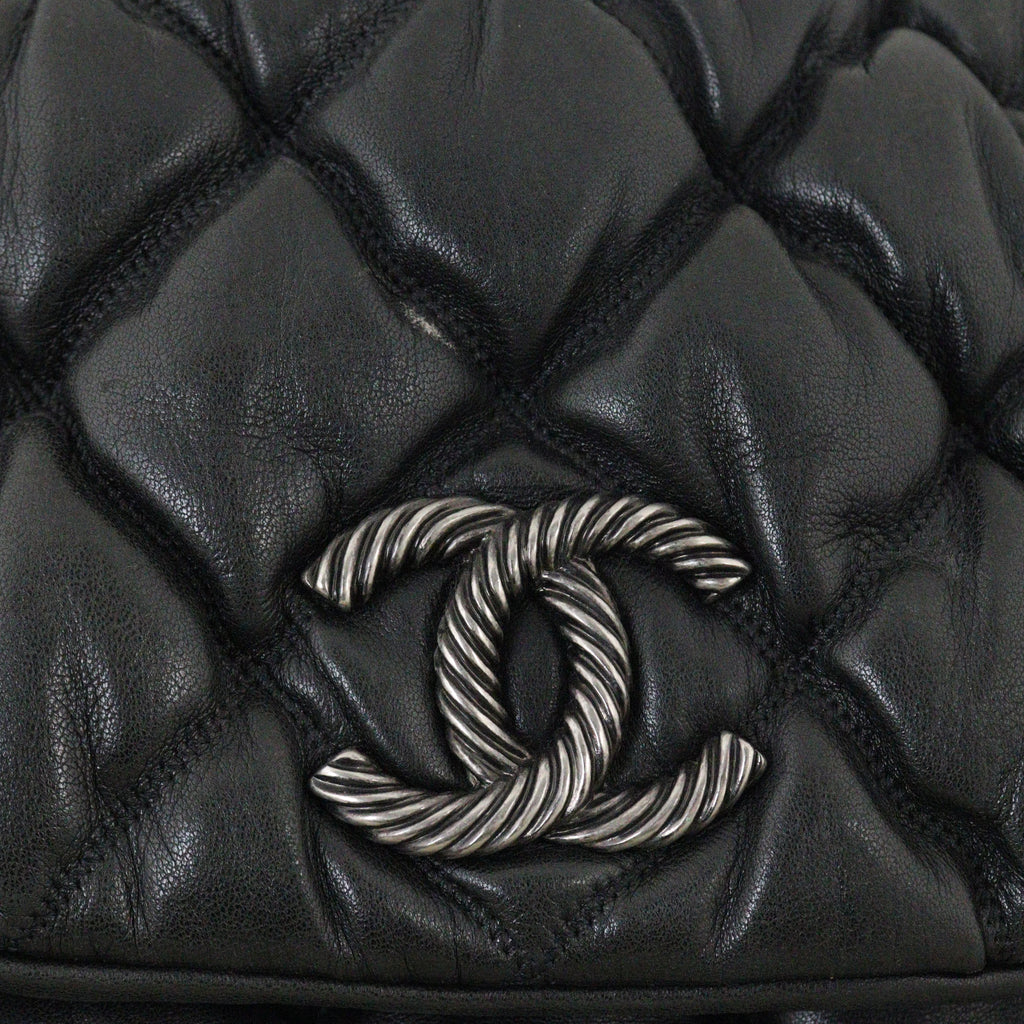 Chanel Bubble Quilt Accordion Flap Bag