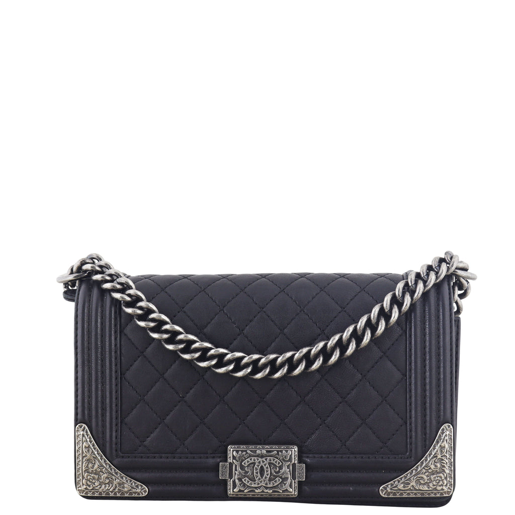 Chanel Boy Old Medium Paris-Dallas