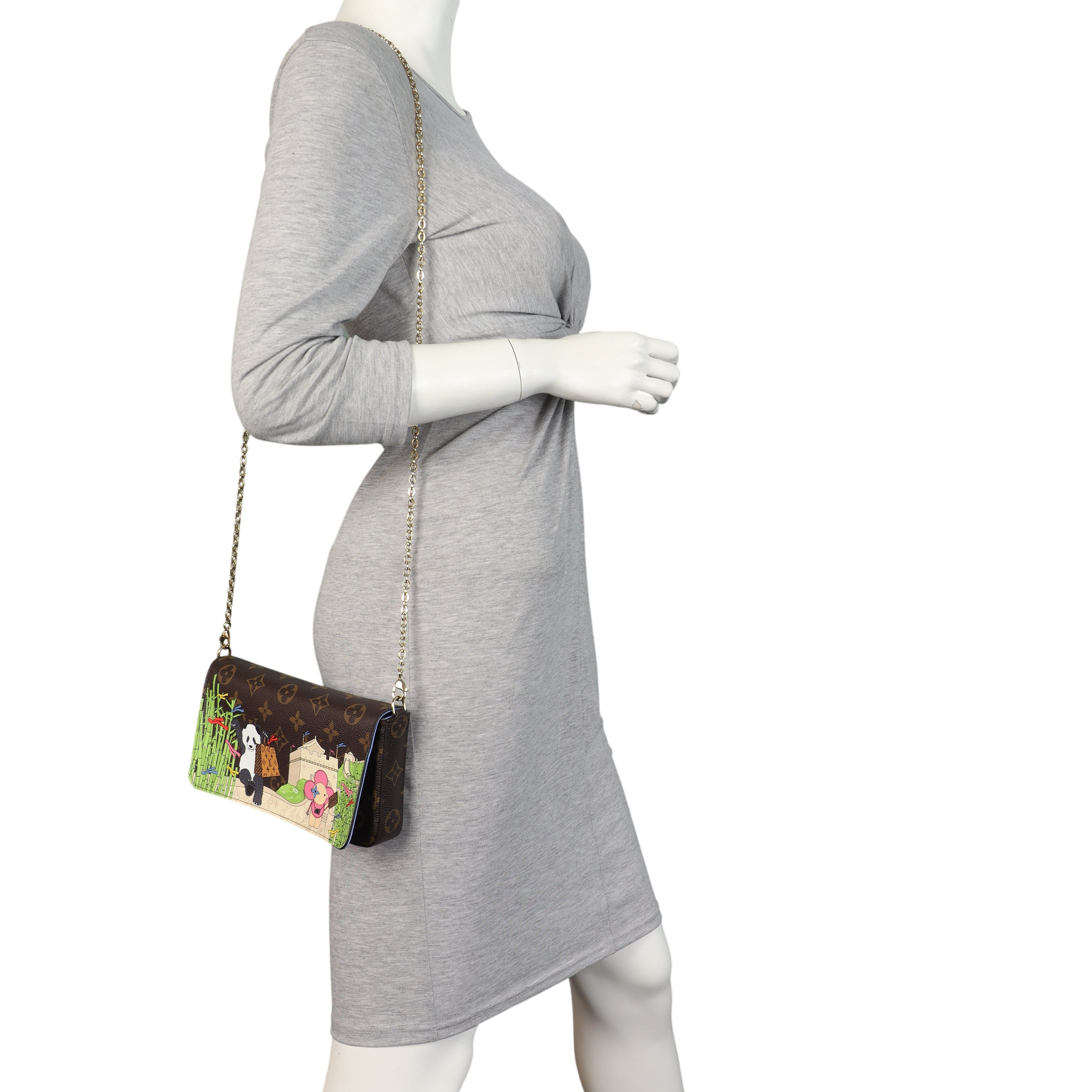 Louis Vuitton Felicie Pochette Monogram Vivienne 2021 Print