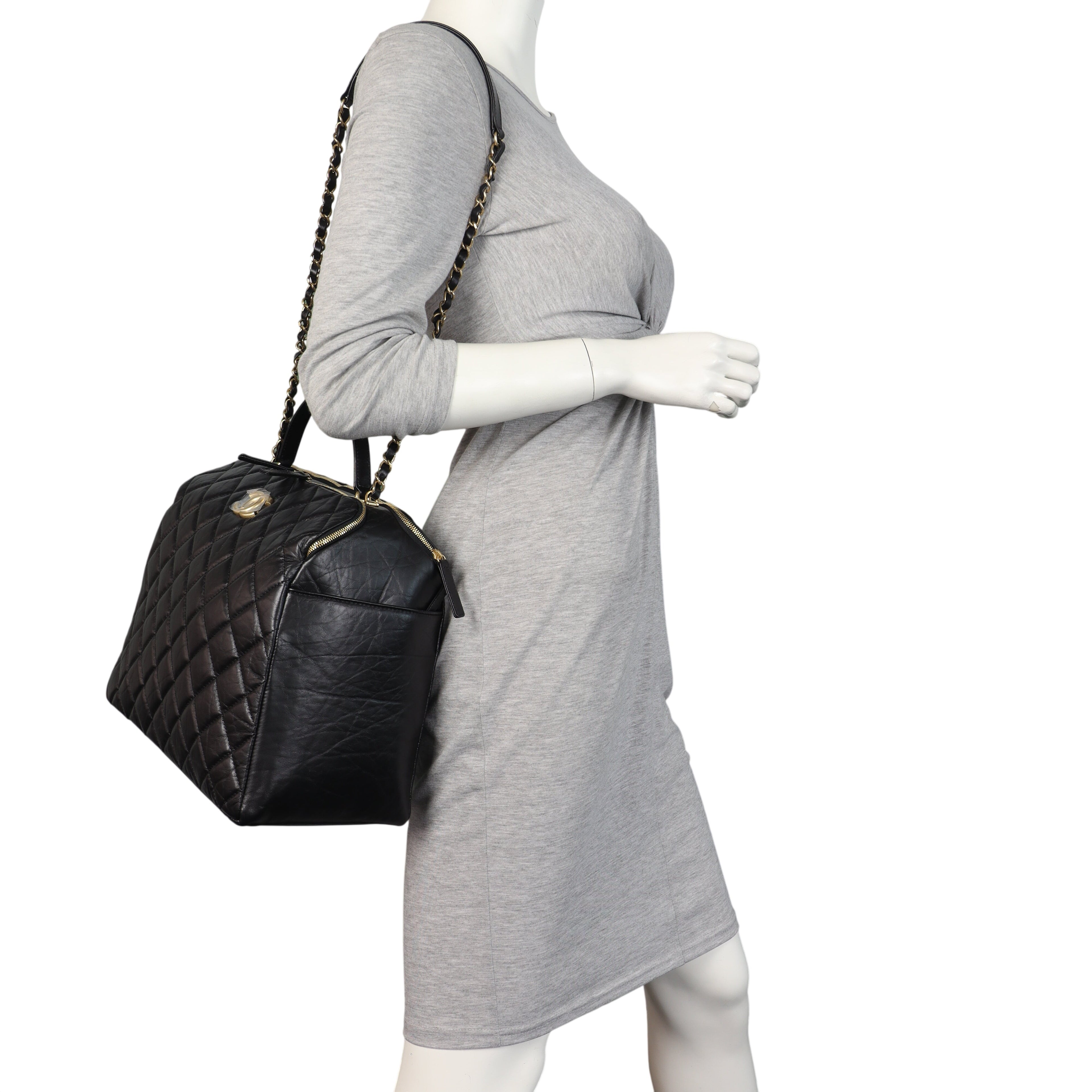Chanel CC Bowling Bag Large