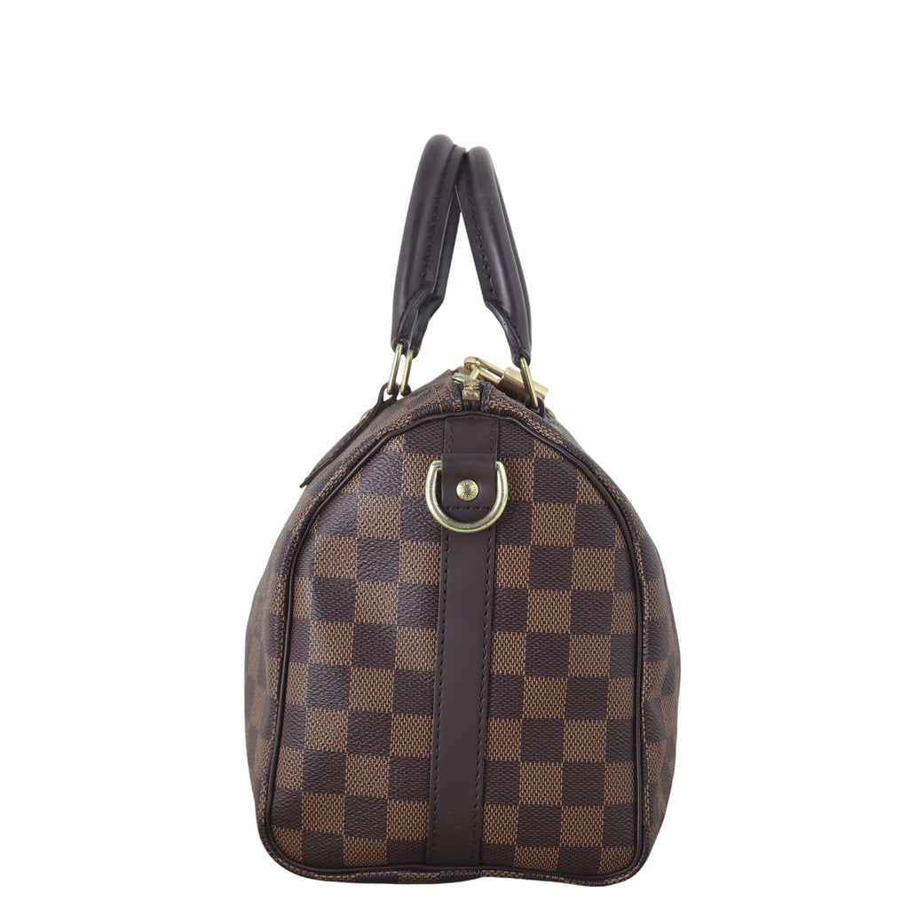 Louis Vuitton Speedy 25 Bandouliere Damier Ebene