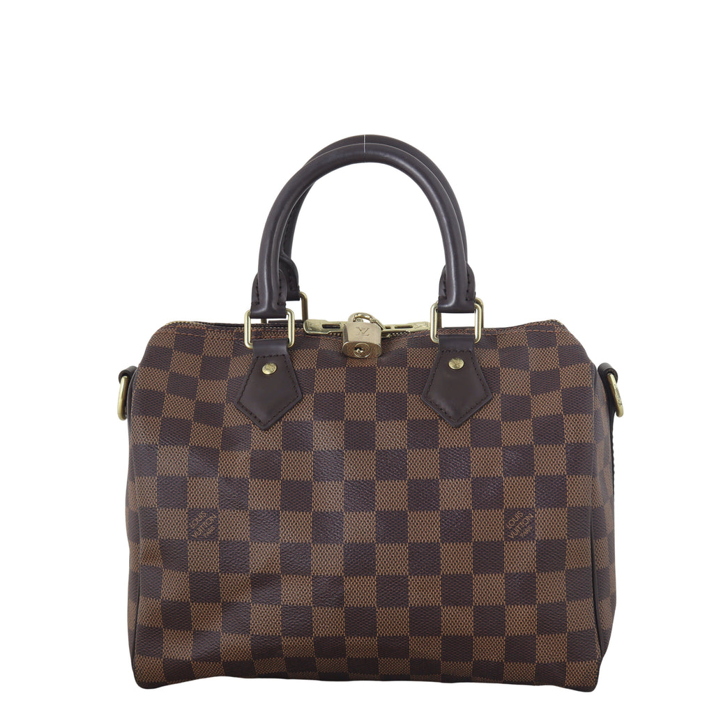 Louis Vuitton Speedy 25 Bandouliere Damier Ebene