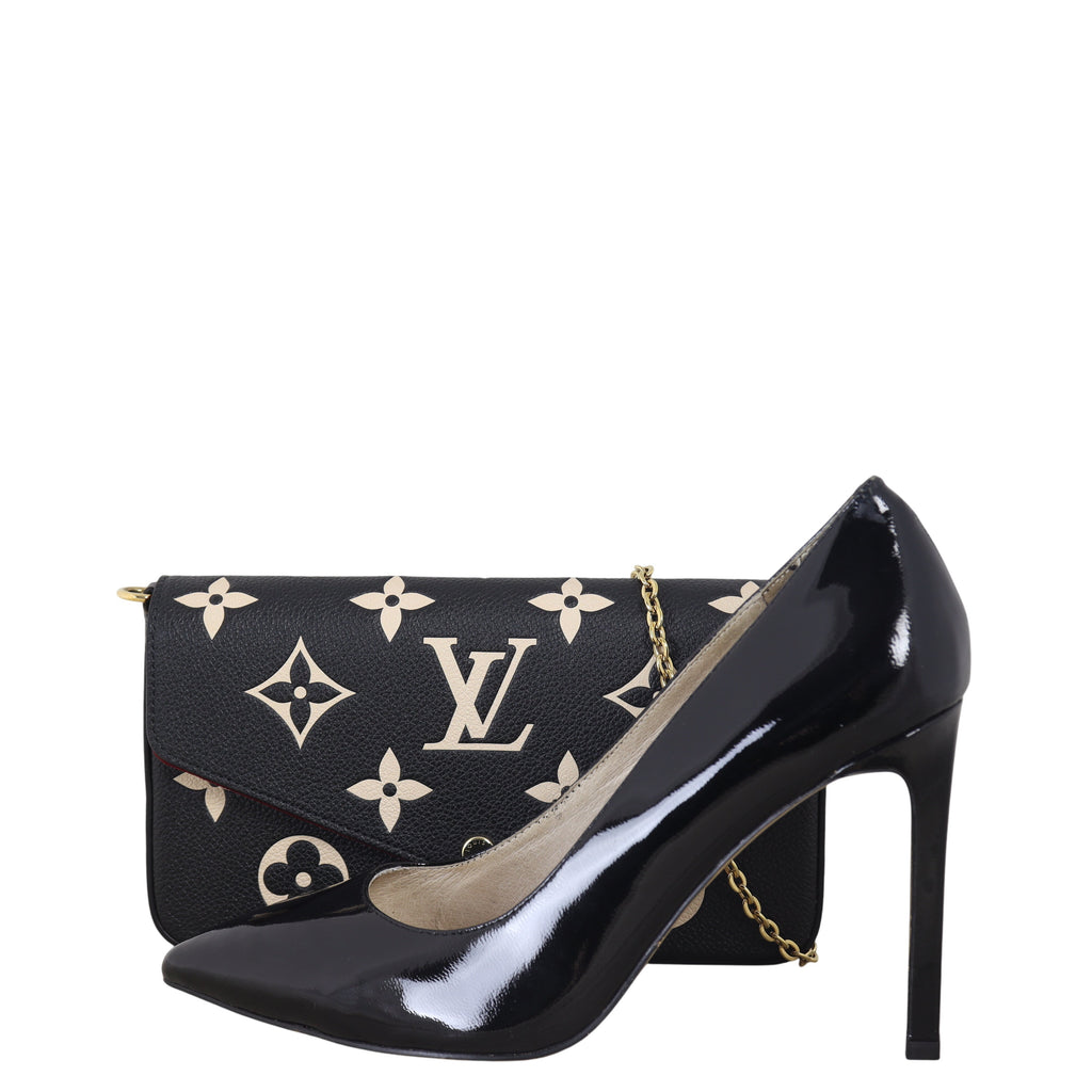 Louis Vuitton Pochette Felicie Monogram Empreinte Giant Bicolour
