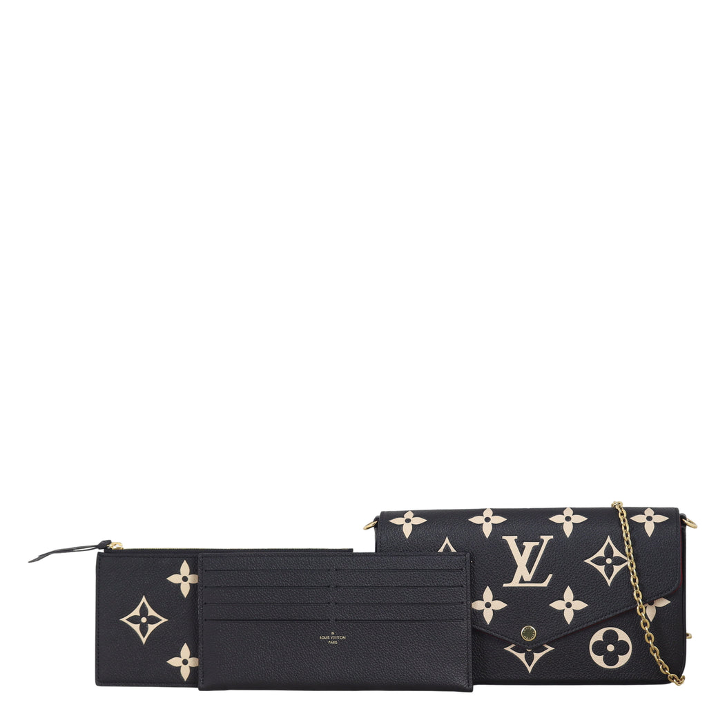 Louis Vuitton Pochette Felicie Monogram Empreinte Giant Bicolour