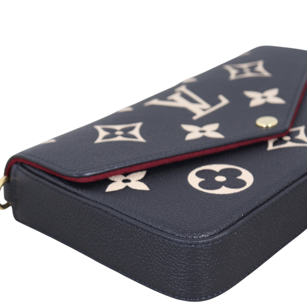Louis Vuitton Pochette Felicie Monogram Empreinte Giant Bicolour