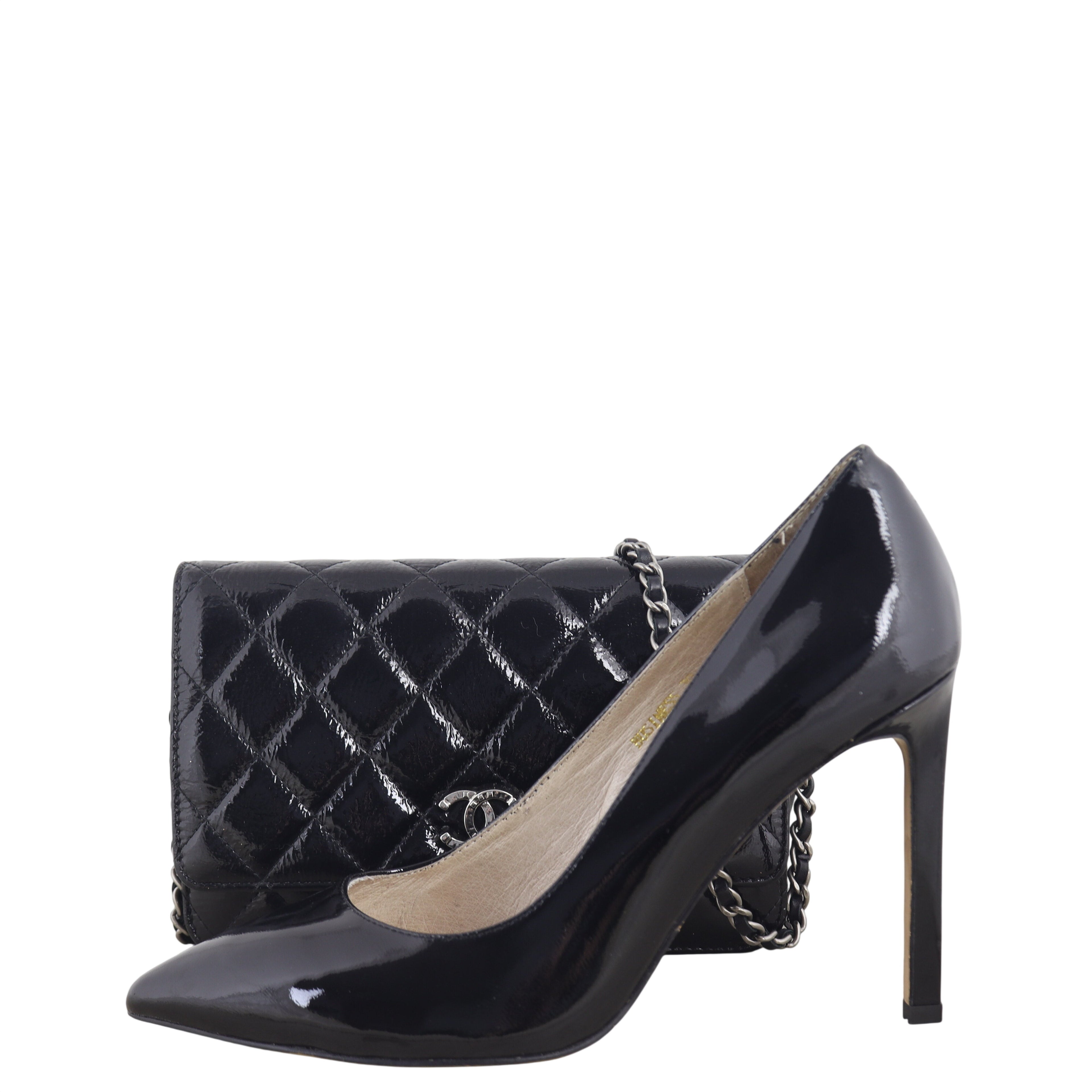 Chanel Classic Wallet on Chain Patent