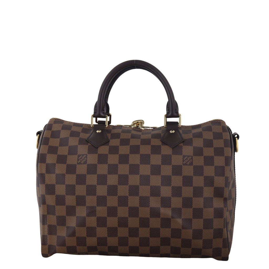 Louis Vuitton Speedy 30 Bandouliere Damier Ebene