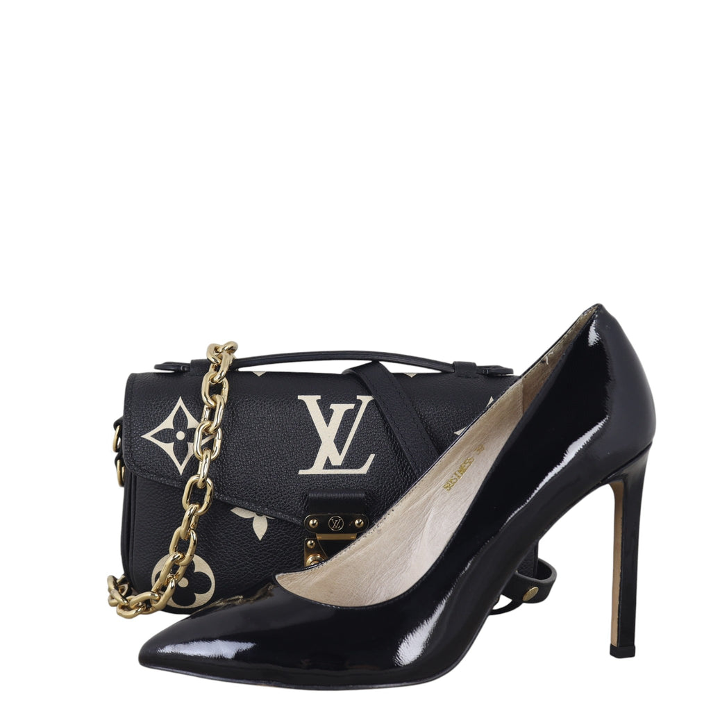 Louis Vuitton Pochette Metis East West Monogram Empreinte Giant Bicolour