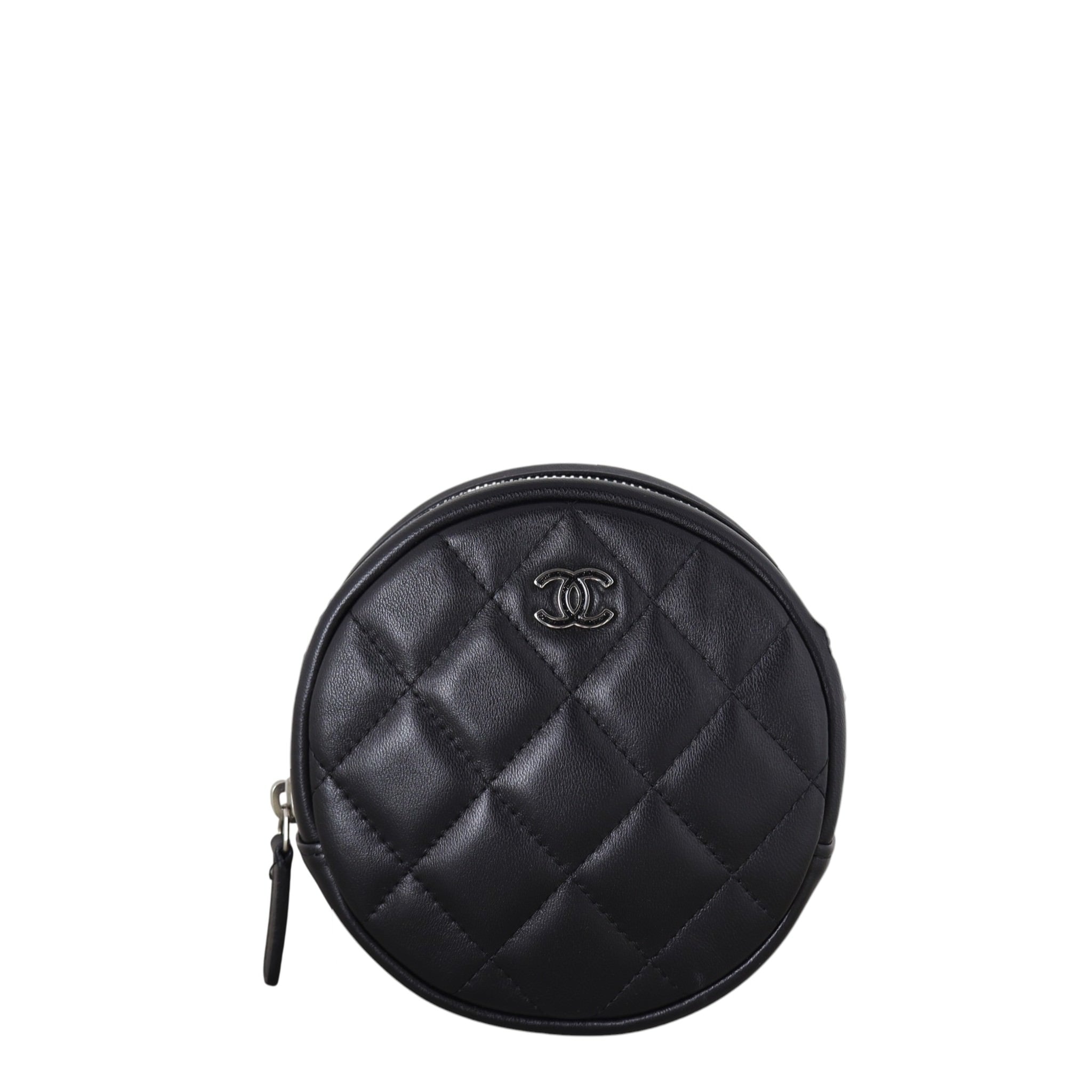 Chanel CC Round Clutch with Chain