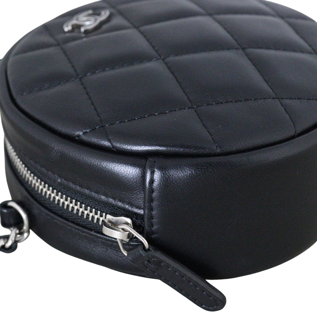 Chanel CC Round Clutch with Chain